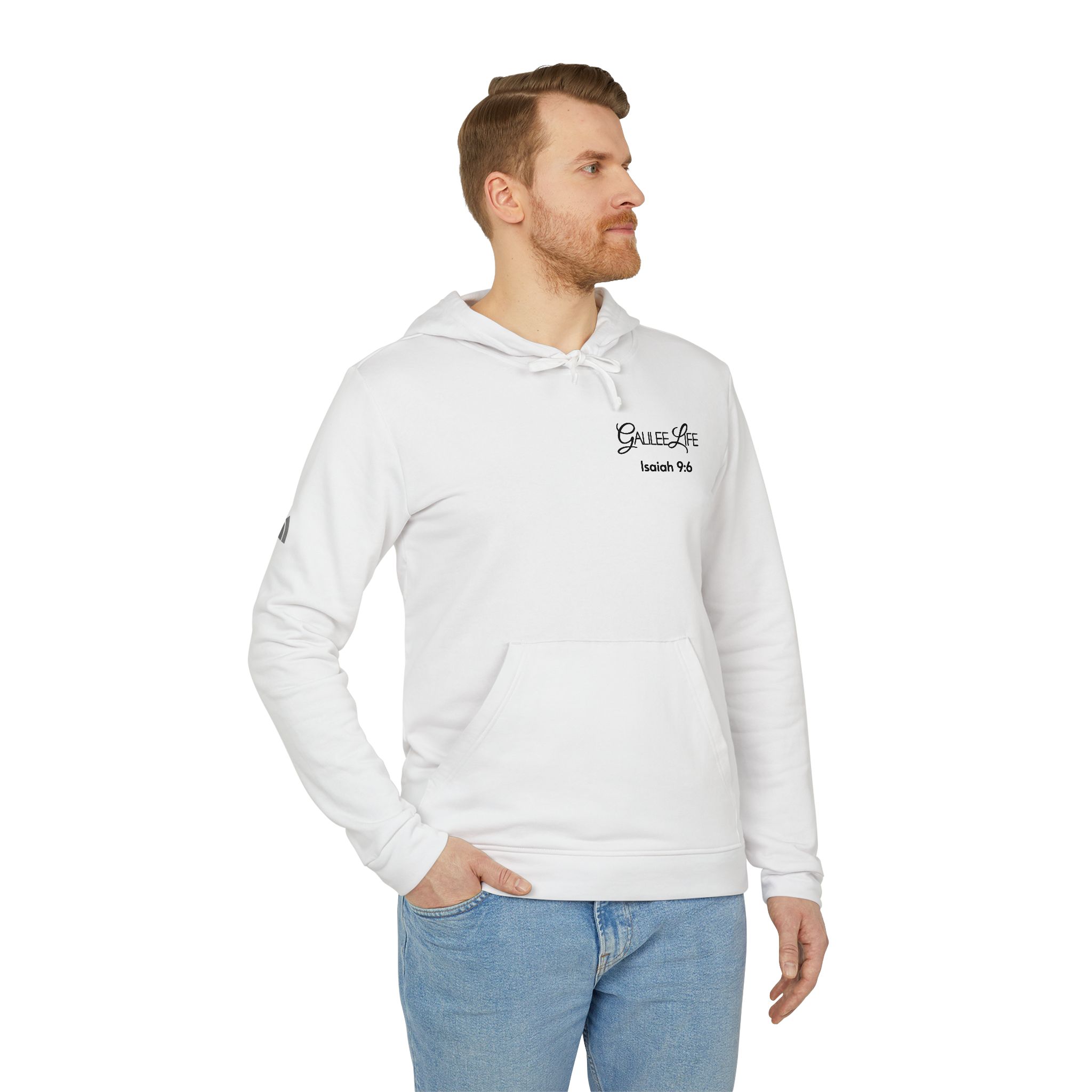 Joy to The World Adidas Unisex Fleece Hoodie - Image 6