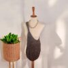 Brown Crochet Market Bag - Fall Essential