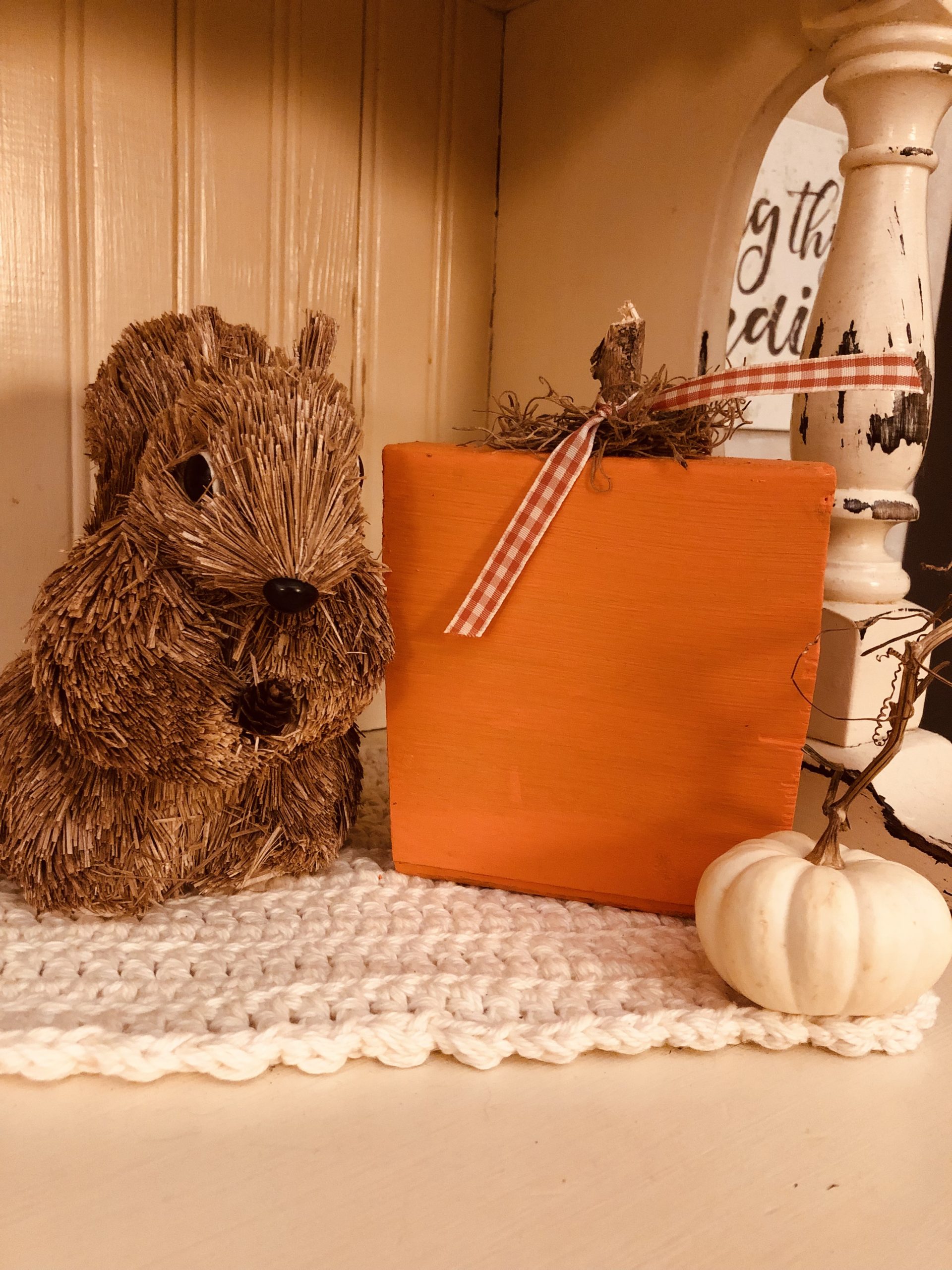 Wooden Pumpkin