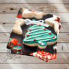 Set of 4 Christmas Cookie Stone Absorbent Square Coasters