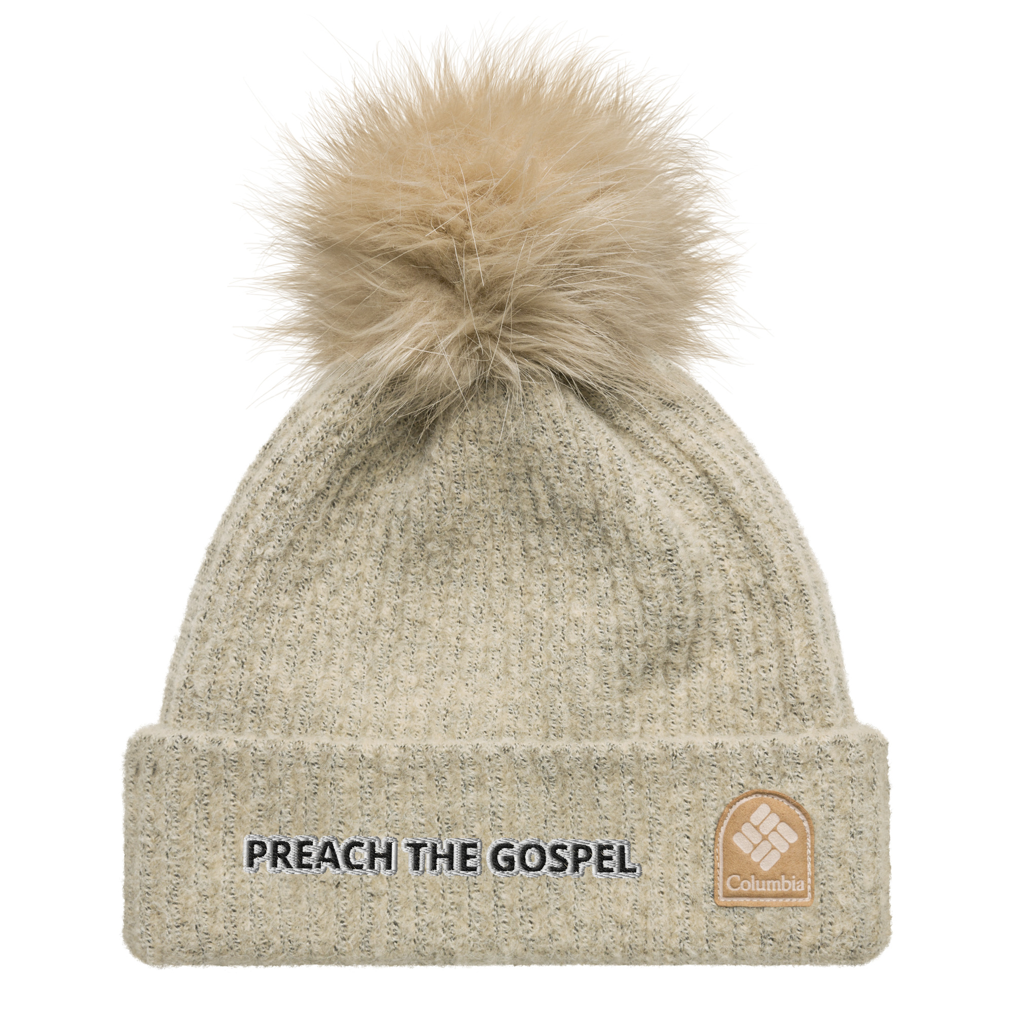 Columbia Brand "Preach the Gospel" Embroidered Pom-Pom Beanie - Image 14