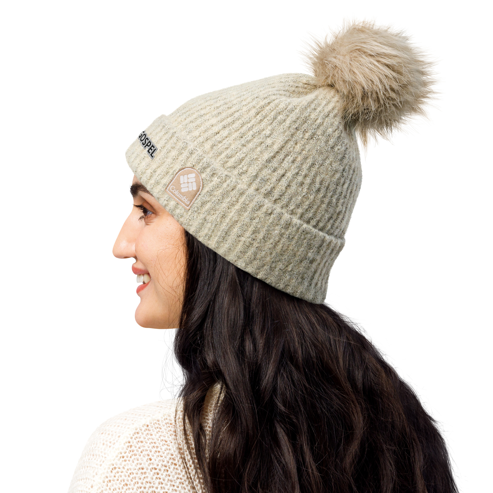 Columbia Brand "Preach the Gospel" Embroidered Pom-Pom Beanie - Image 9