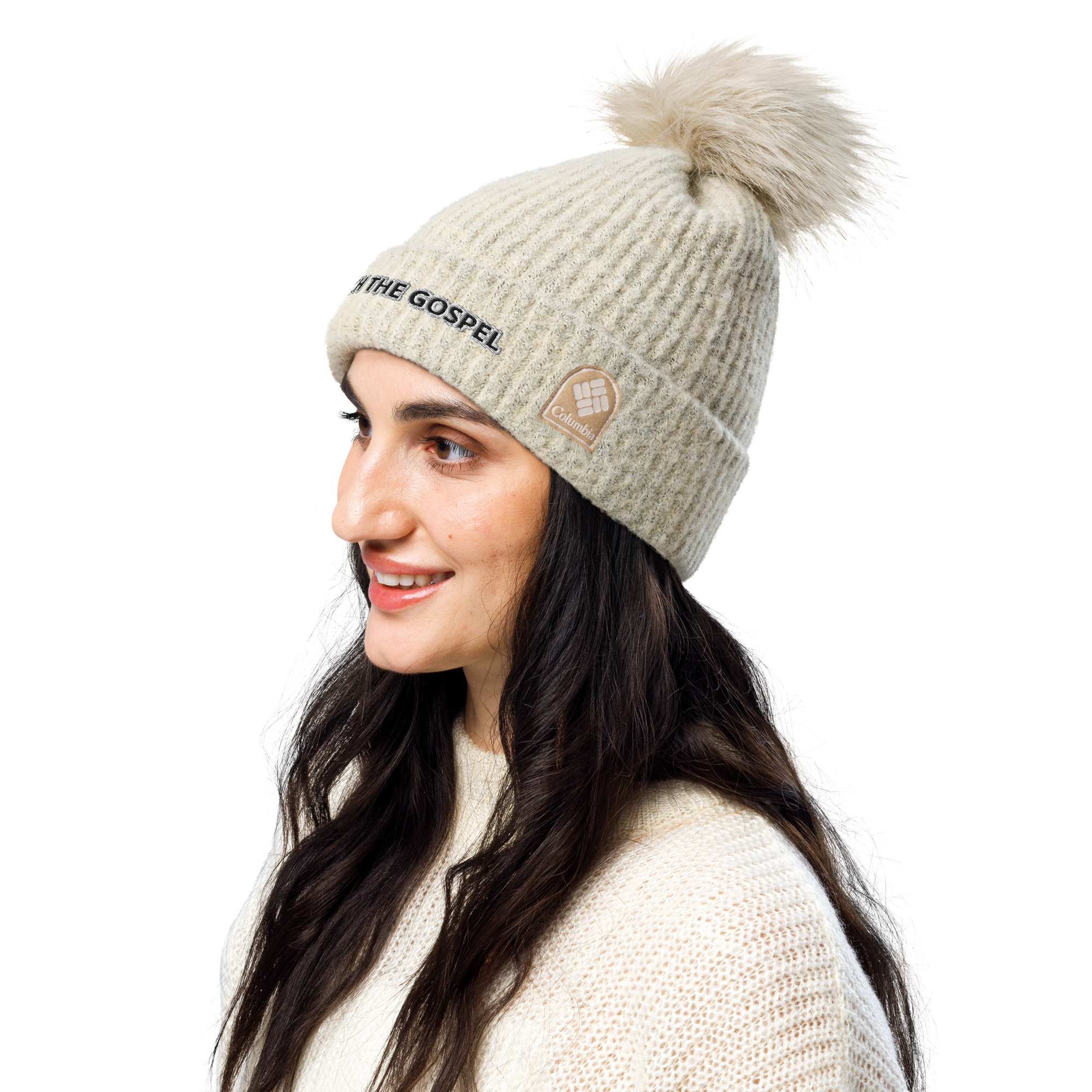 Columbia Brand "Preach the Gospel" Embroidered Pom-Pom Beanie - Image 11
