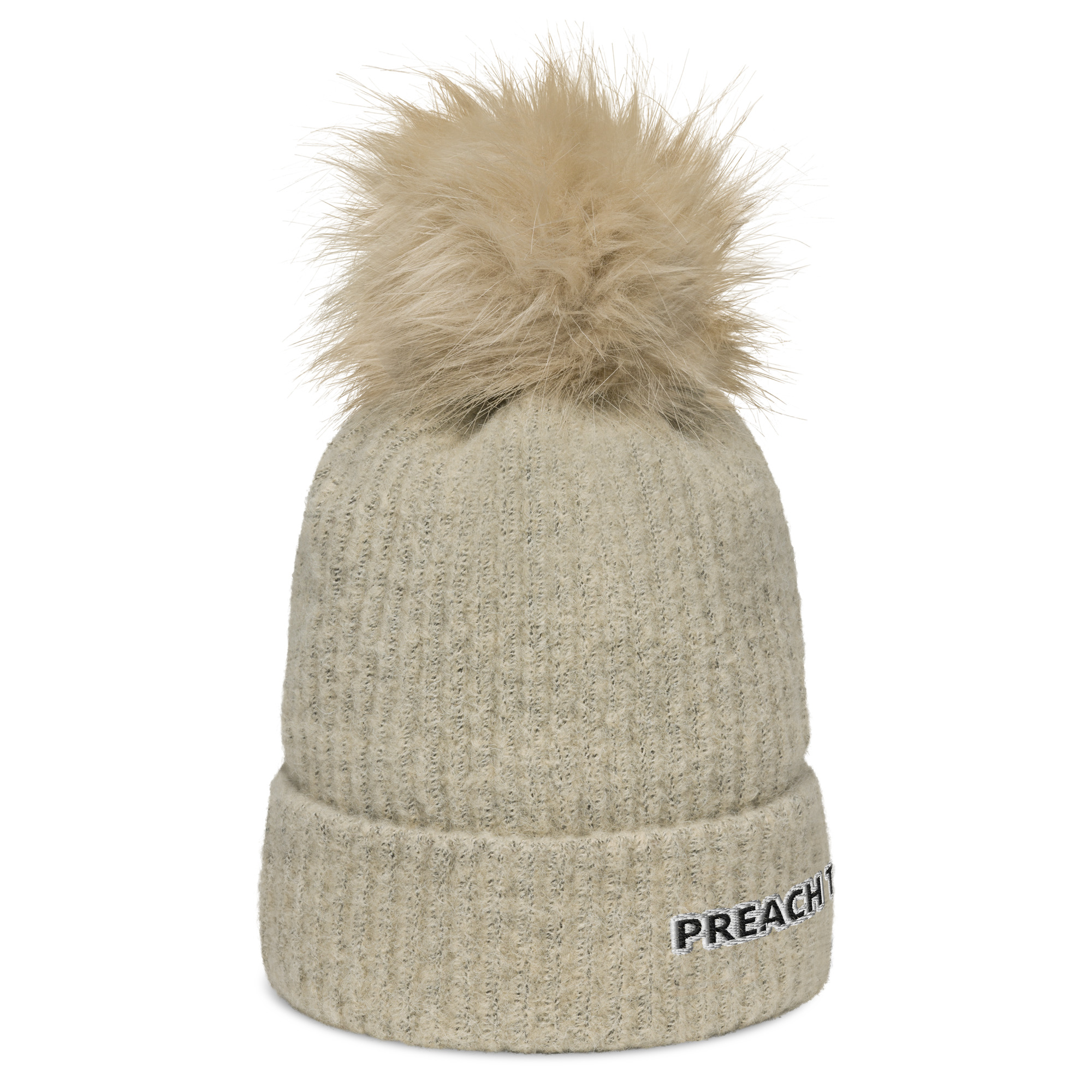 Columbia Brand "Preach the Gospel" Embroidered Pom-Pom Beanie - Image 16
