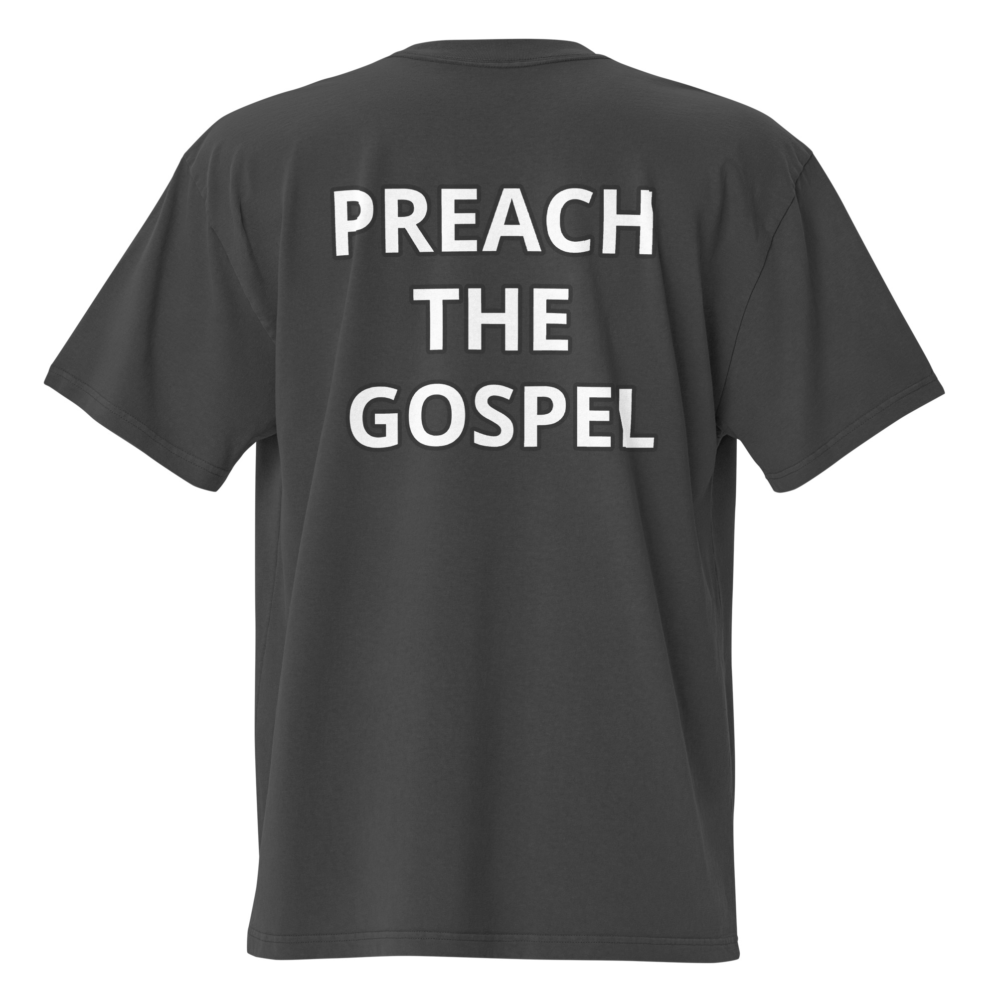 Preach the Gospel Oversized Faded T-shirt