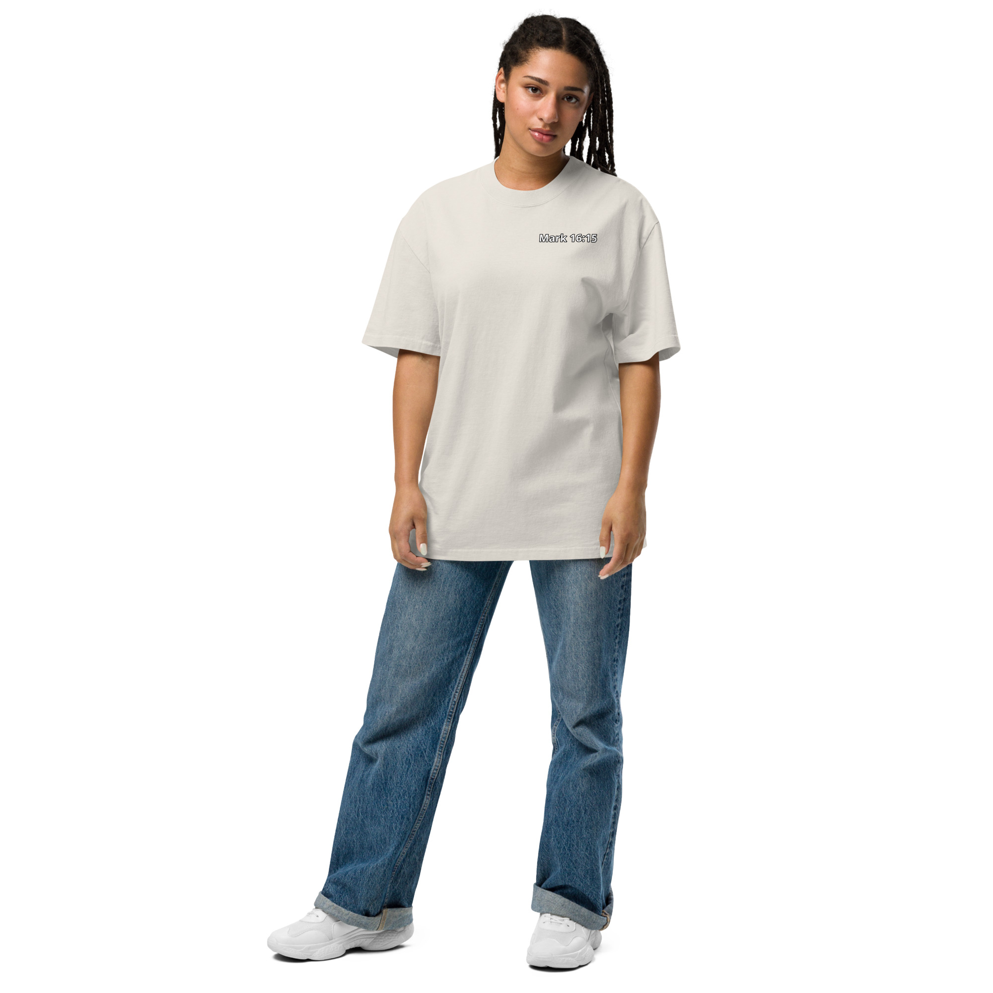 Preach the Gospel Oversized Faded T-shirt - Image 18