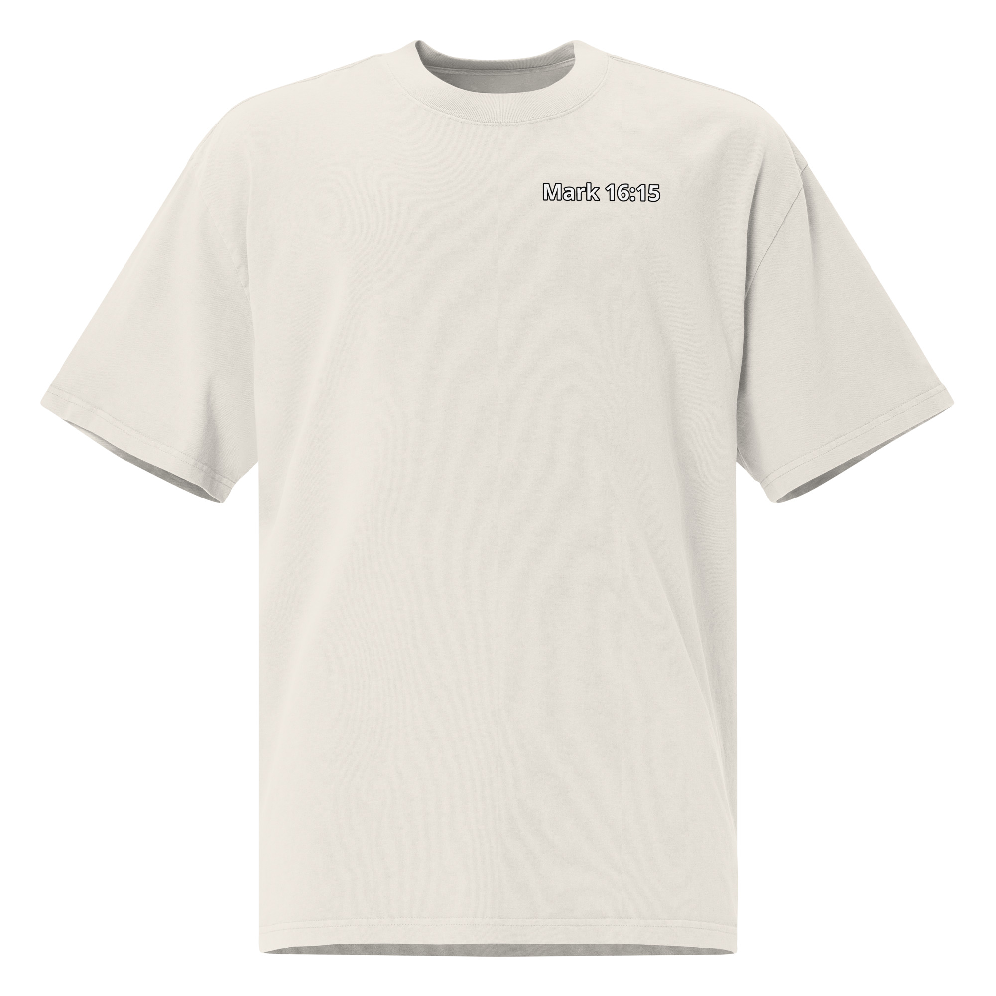 Preach the Gospel Oversized Faded T-shirt - Image 33