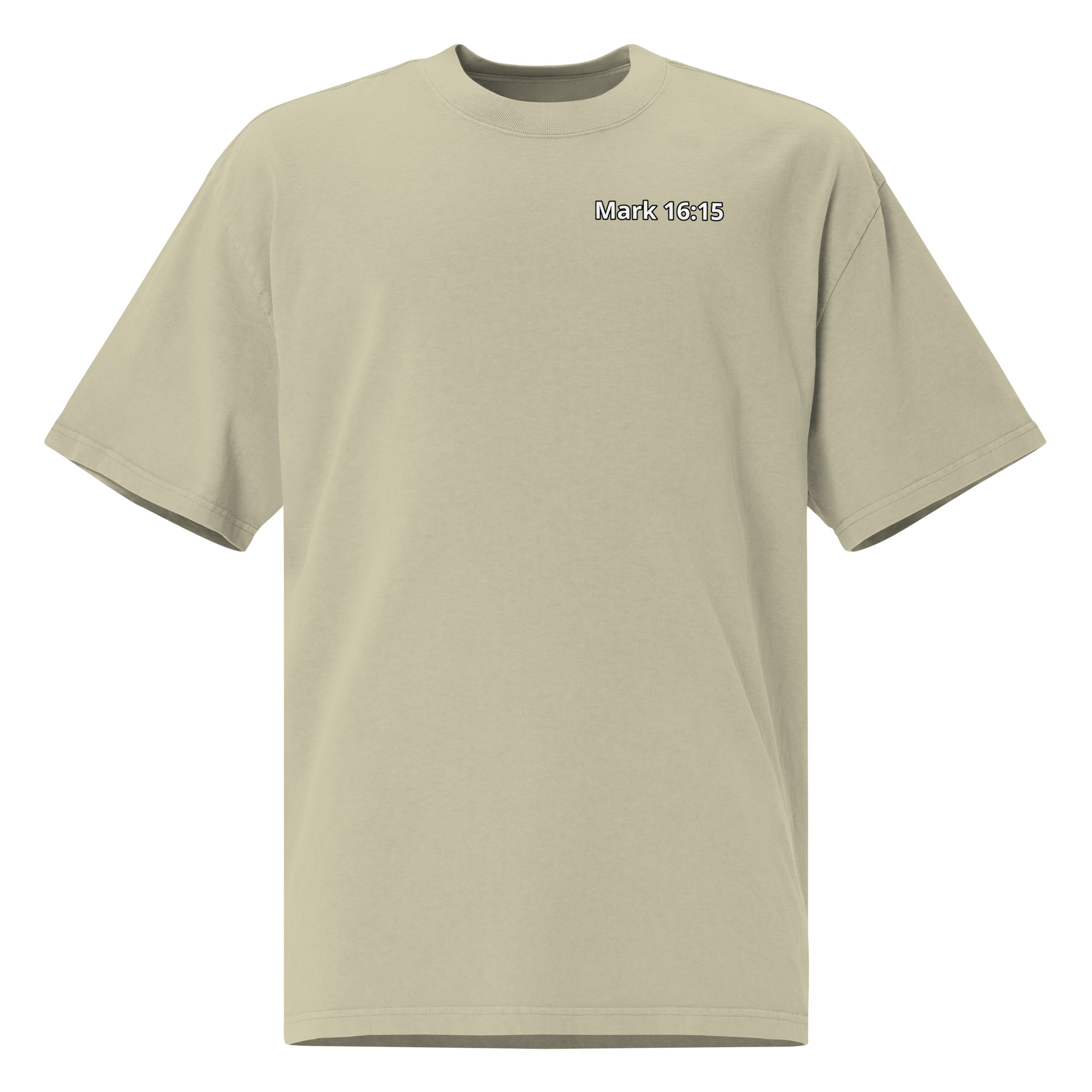 Preach the Gospel Oversized Faded T-shirt - Image 29
