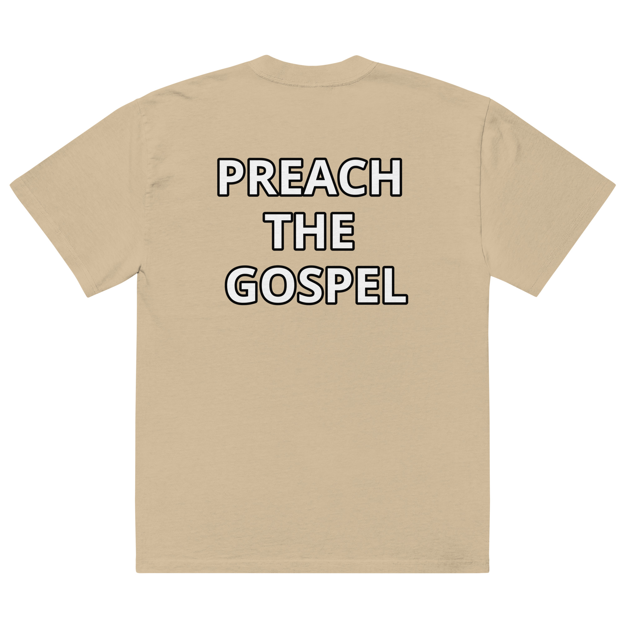 Preach the Gospel Oversized Faded T-shirt - Image 12