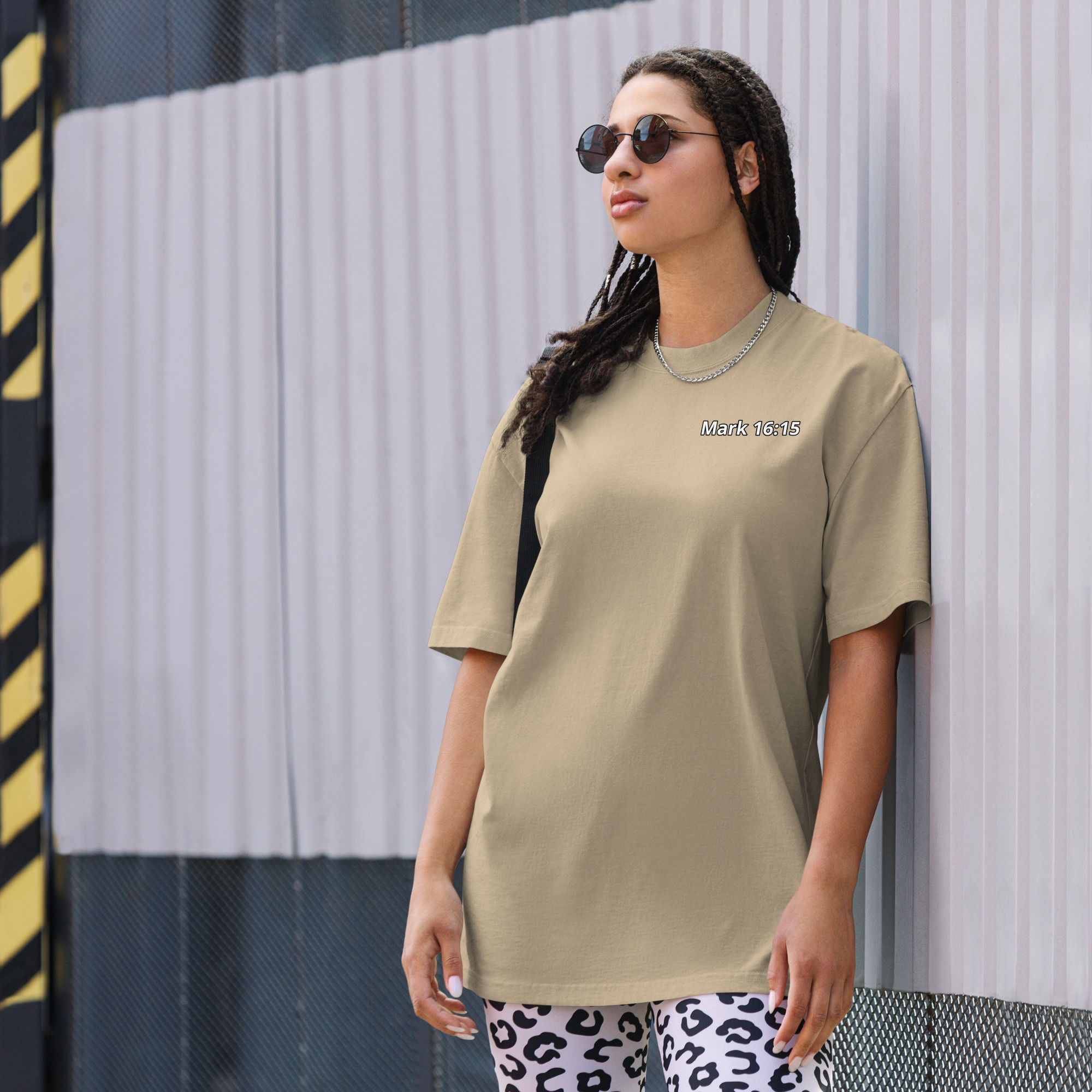 Preach the Gospel Oversized Faded T-shirt - Image 7