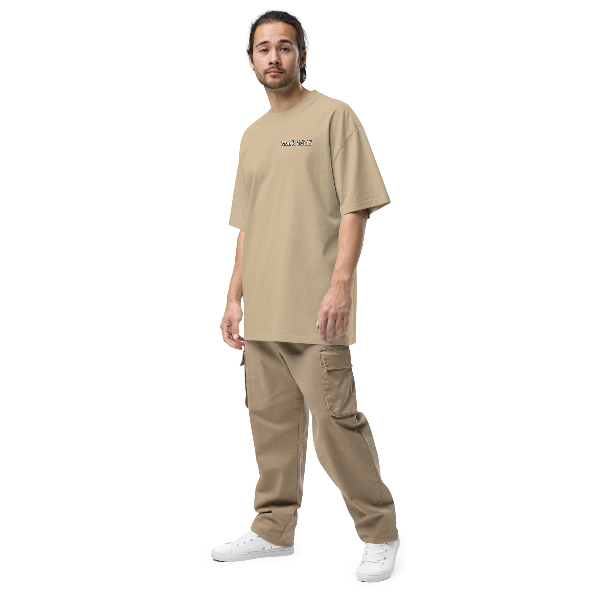 Preach the Gospel Oversized Faded T-shirt - Image 8