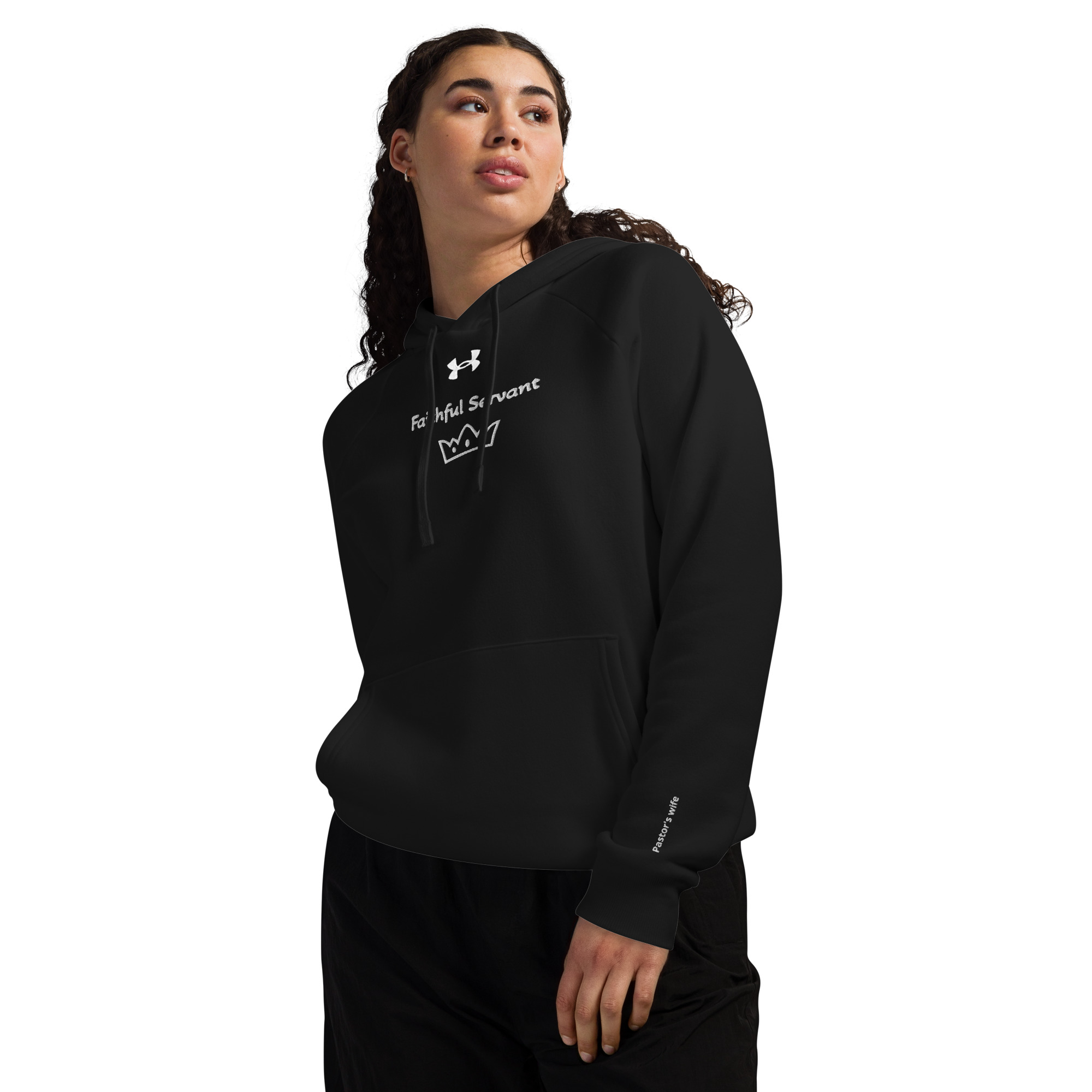 Under Armour® Embroidered Faithful Servant Pastor's Wife Hoodie - Image 5