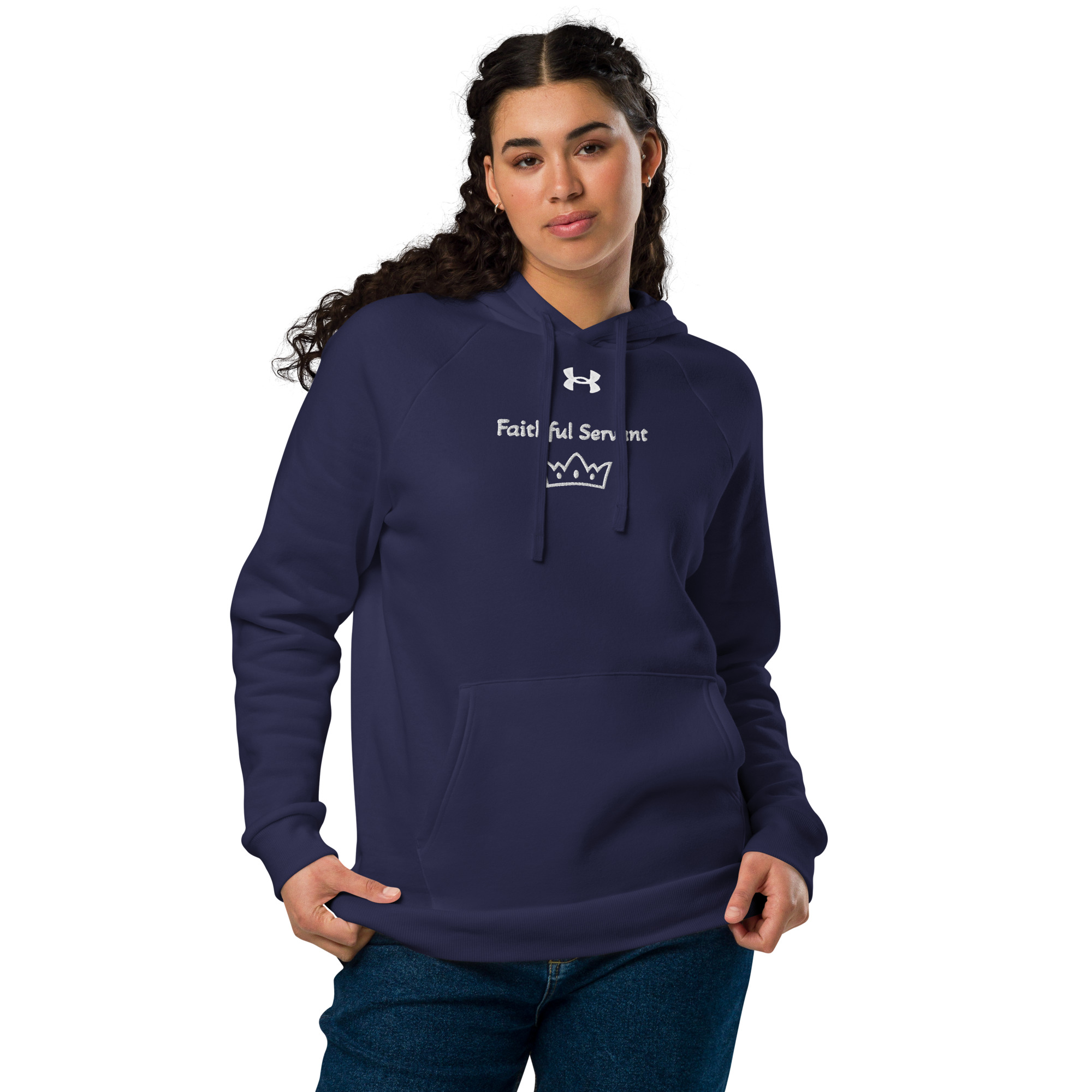 Under Armour® Embroidered Faithful Servant Pastor's Wife Hoodie - Image 7