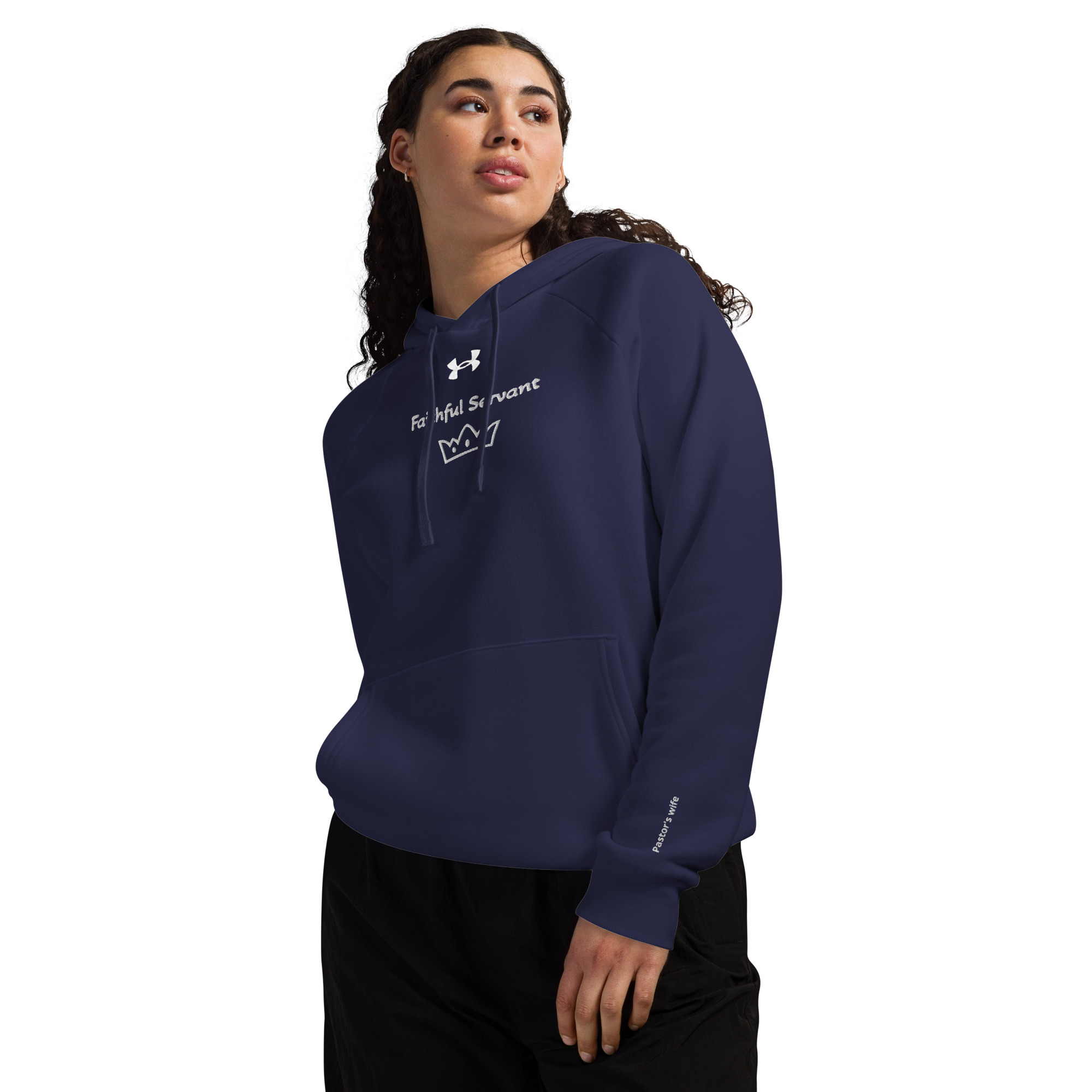 Under Armour® Embroidered Faithful Servant Pastor's Wife Hoodie - Image 8