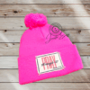 Christian Pink Beanie Hat for the winter season