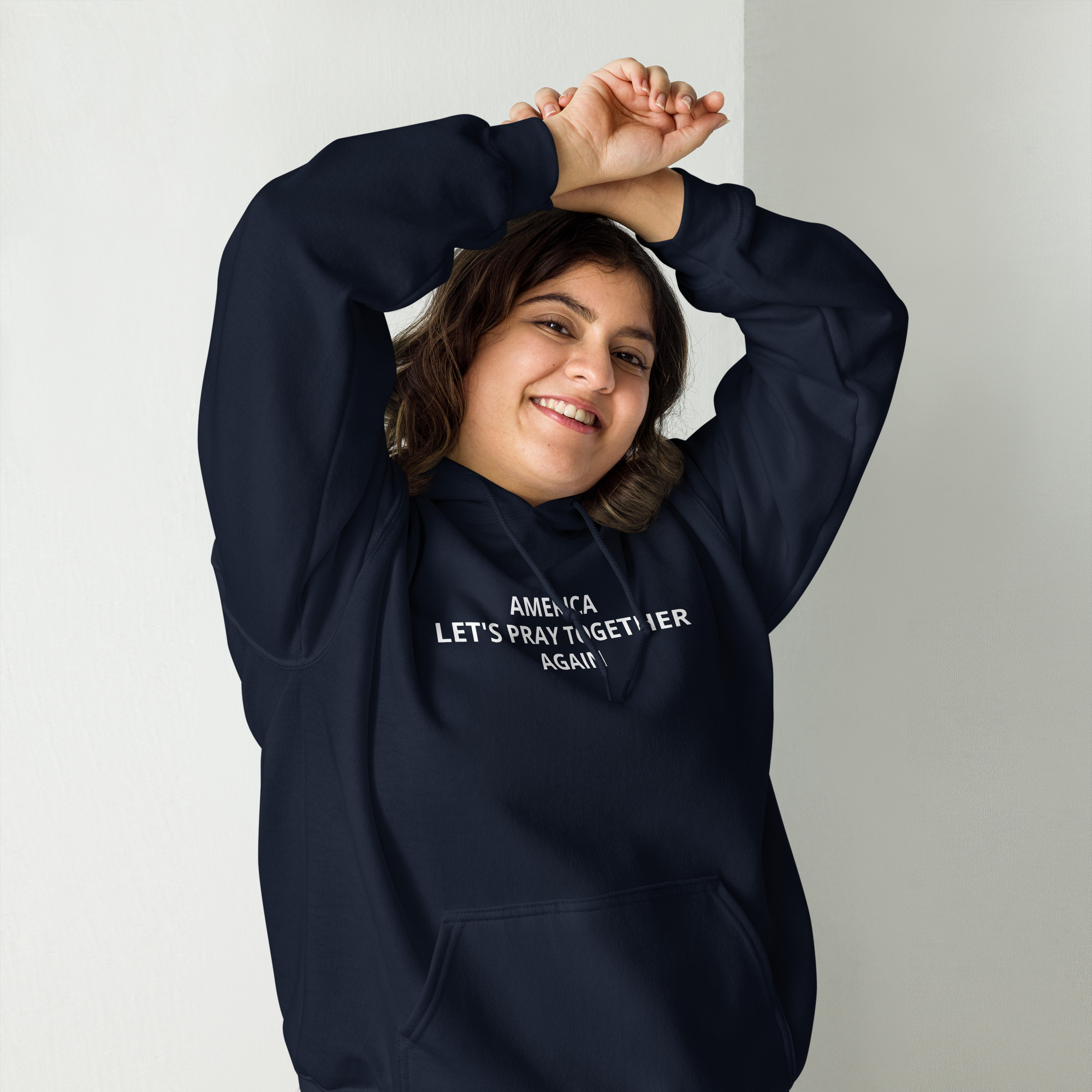 America, Let’s Pray Together Again Unisex Hoodie - Image 8