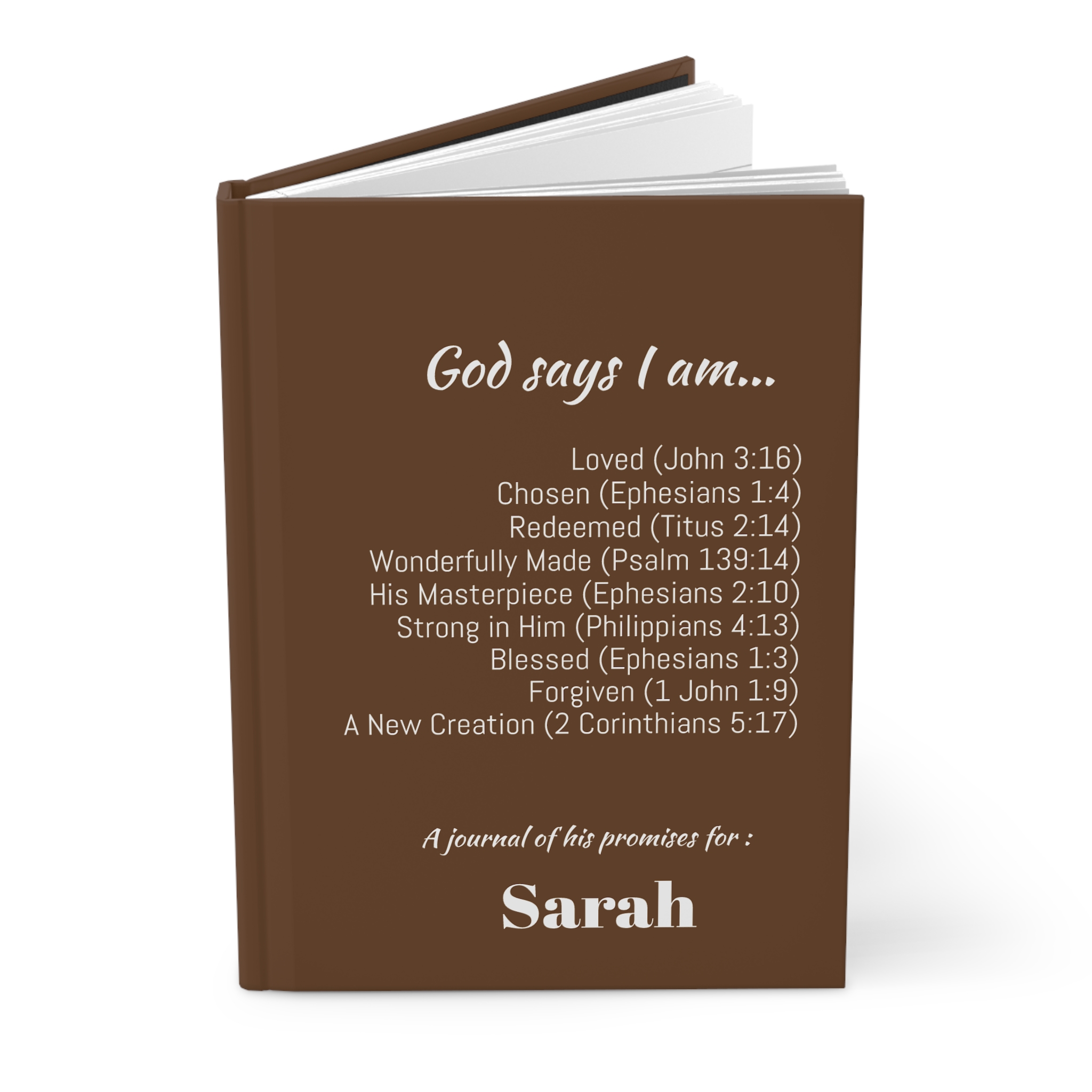 God Says I Am Hardcover Christian Journal - Image 3