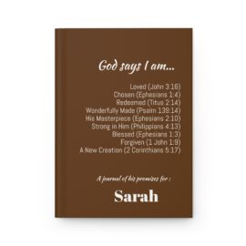 God Says I Am Hardcover Christian Journal