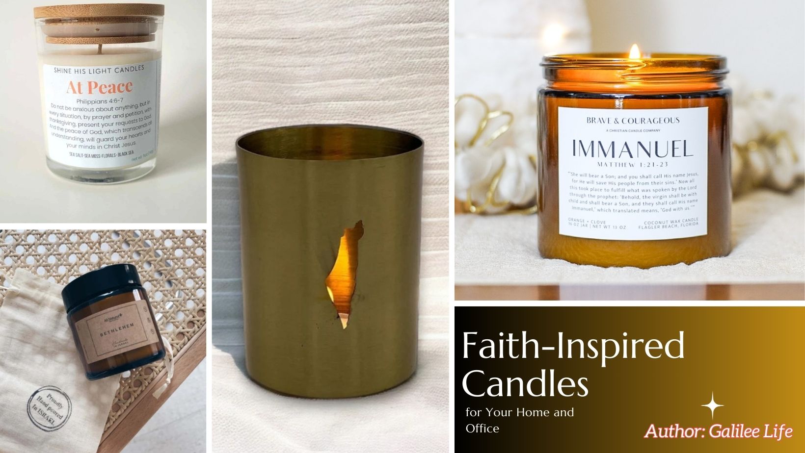 Faith-Inspired Candles for Your Home and Office