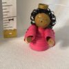 Mini Angel Ornament- dk pink