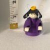 Purple mini angel ornament