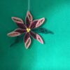 Pink poinsettia ornament