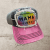 MaMa Vibes Frayed Patch Hat