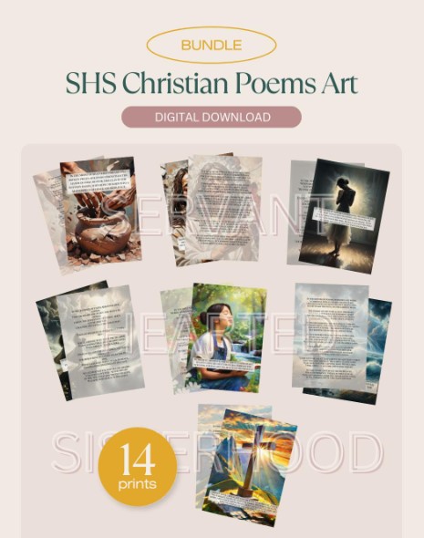 SHS Christian Poems Art Digital Download (BUNDLE)