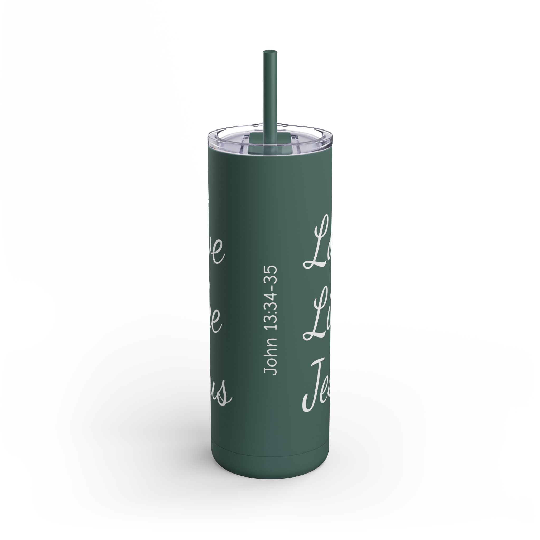 Love Like Jesus Skinny Matte Tumbler, 20oz - Image 16