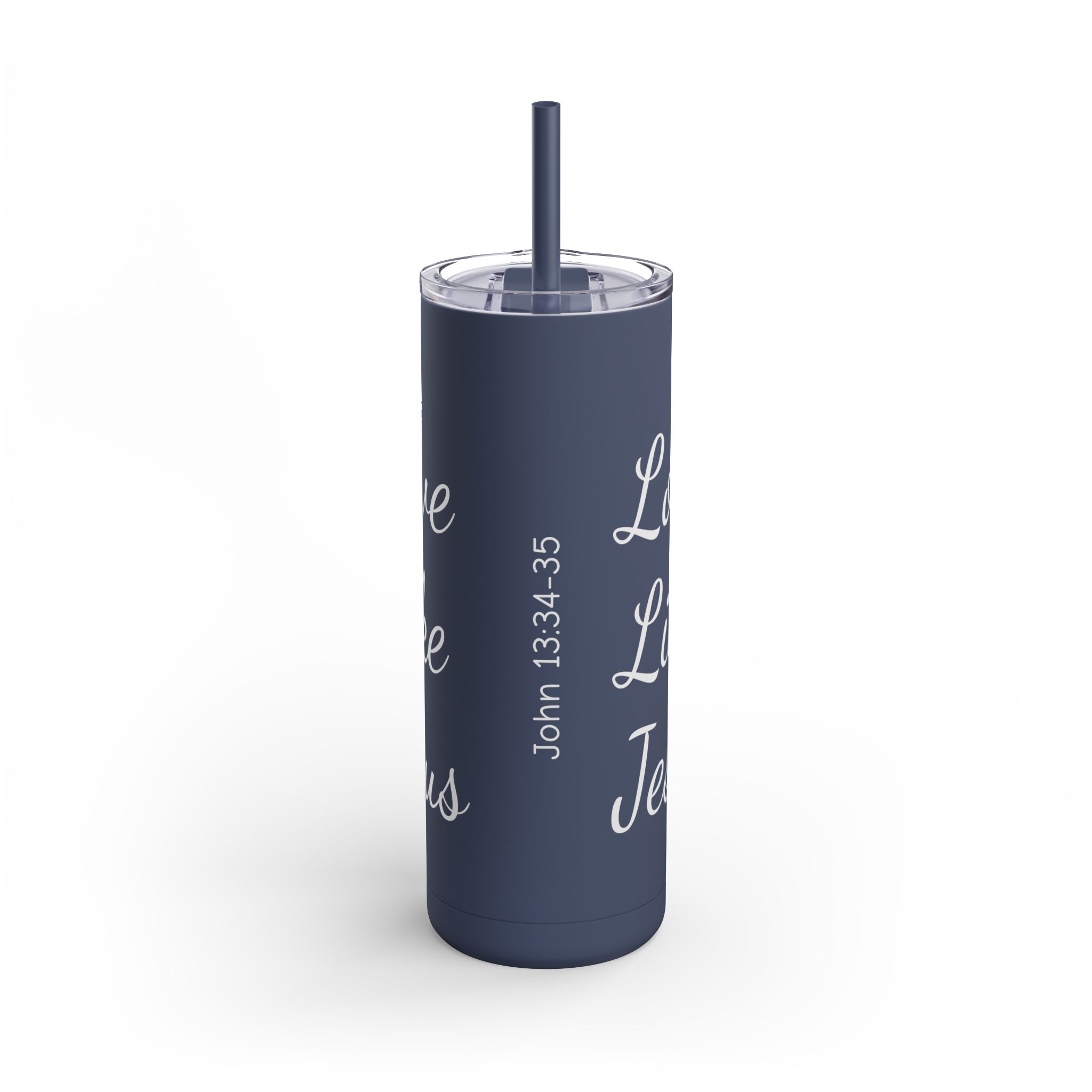 Love Like Jesus Skinny Matte Tumbler, 20oz - Image 21