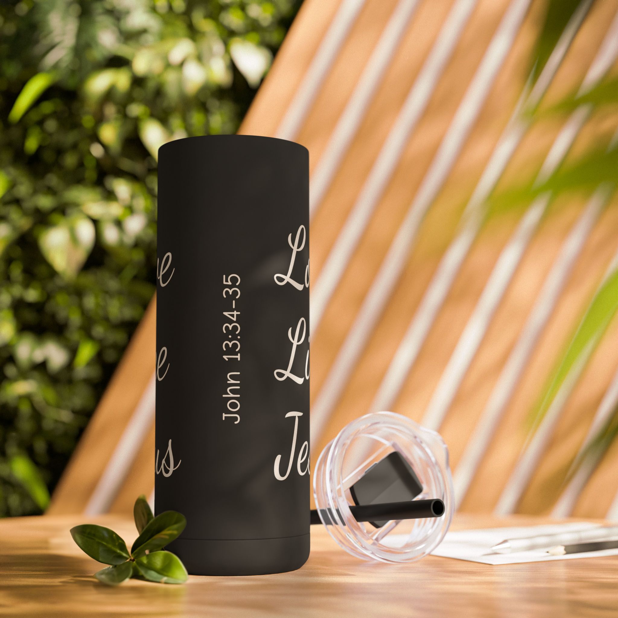 Love Like Jesus Skinny Matte Tumbler, 20oz - Image 10