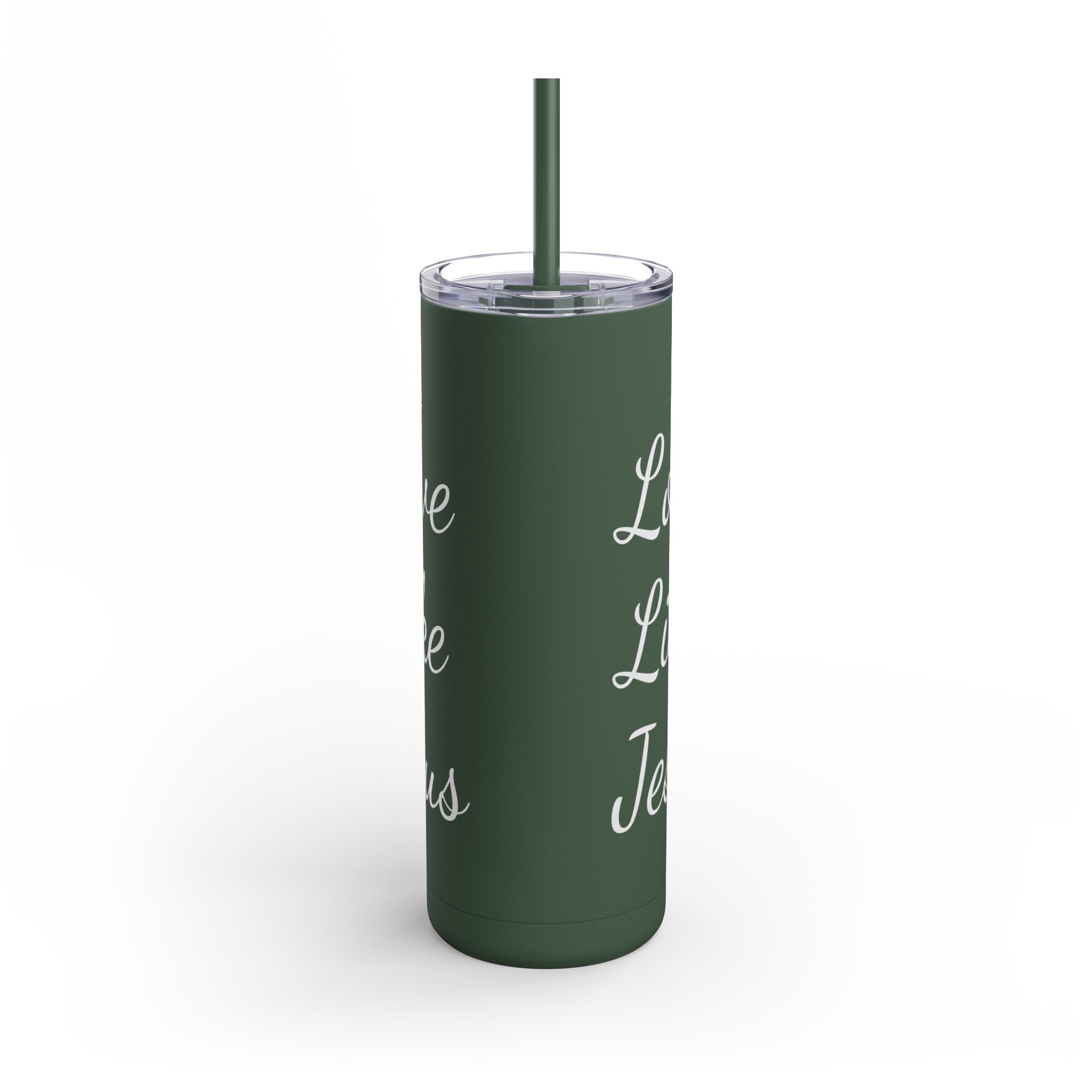 Love Like Jesus Skinny Matte Tumbler, 20oz - Image 13