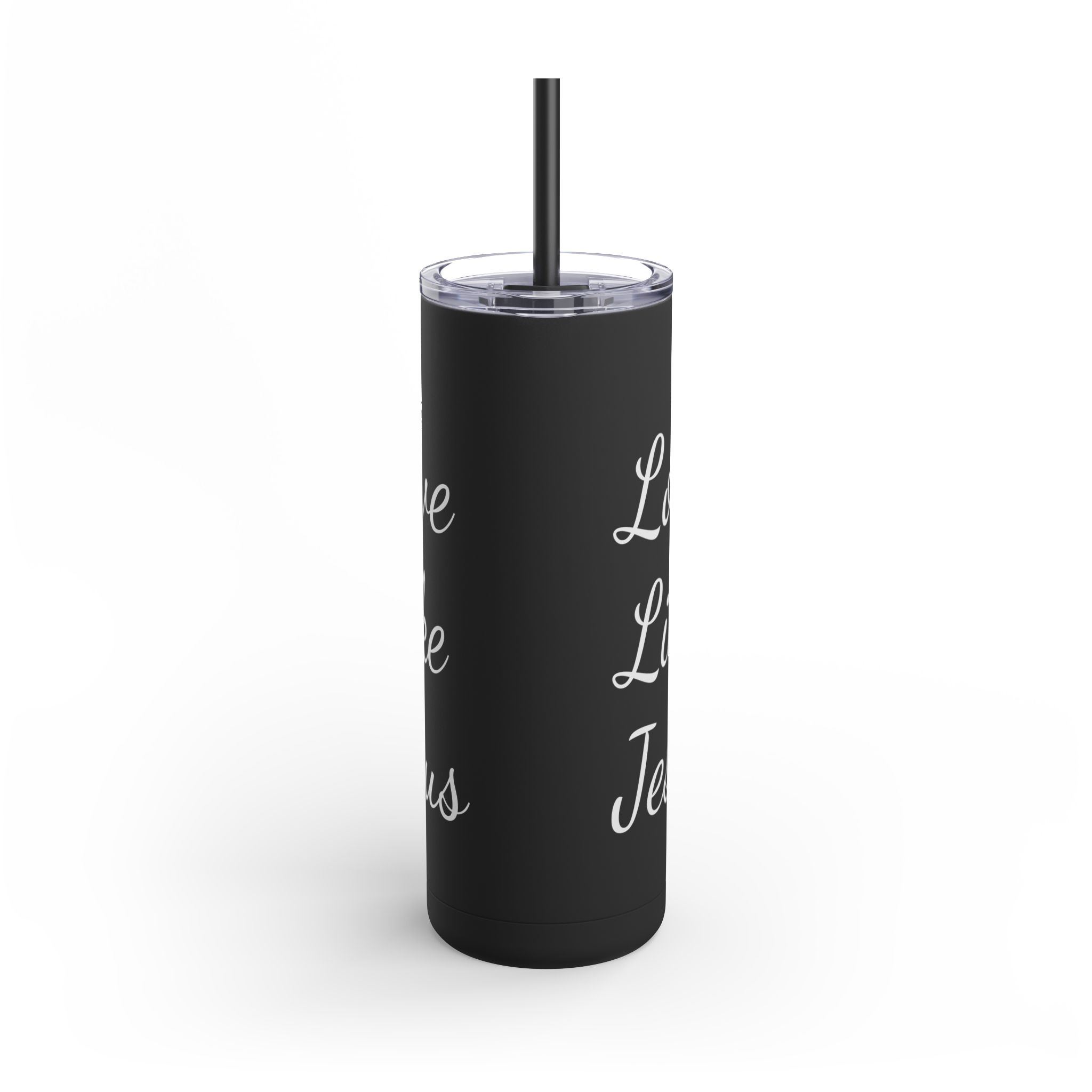 Love Like Jesus Skinny Matte Tumbler, 20oz - Image 8