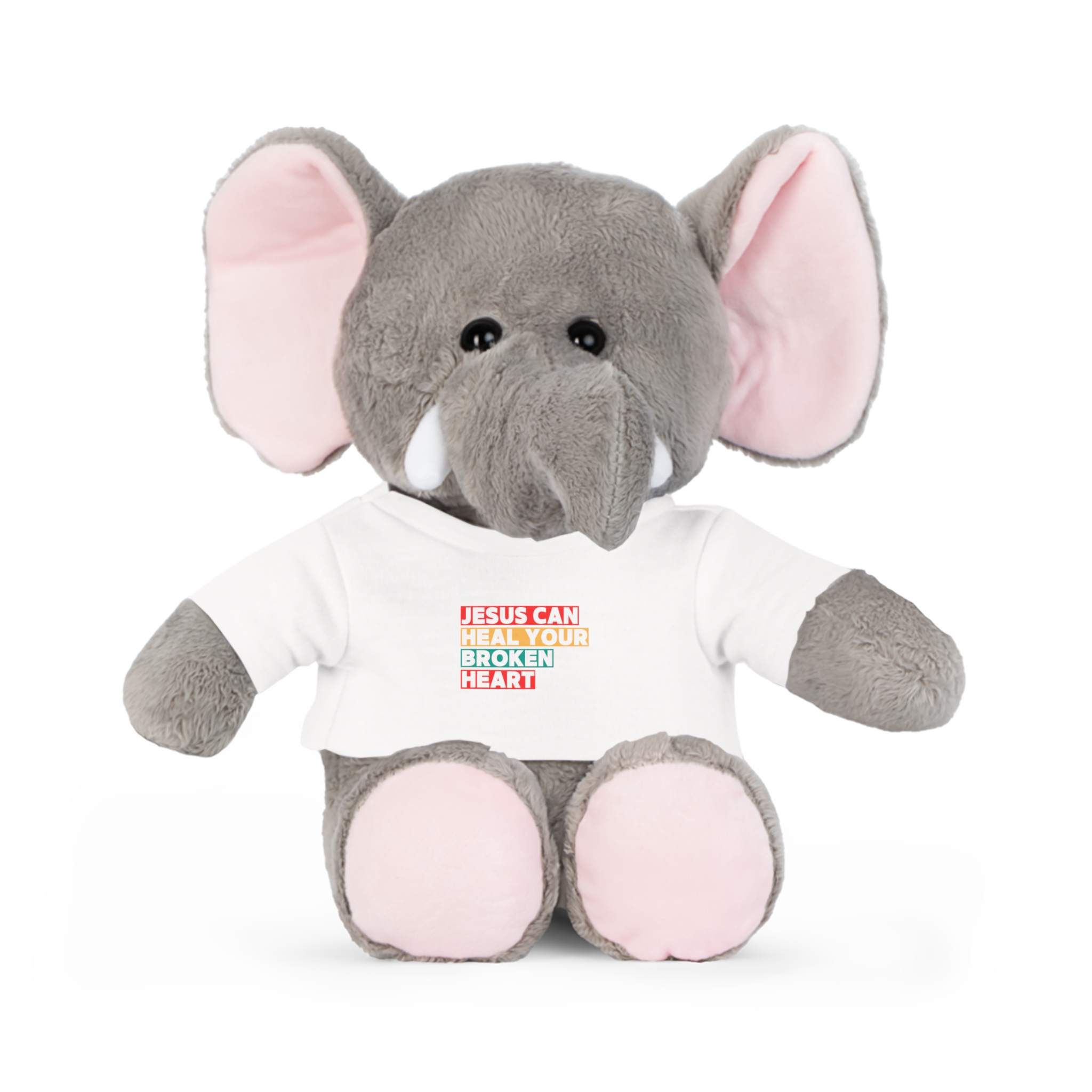Personalized Jesus Can Heal Your Broken Heart Plush Toy with T-Shirt - Image 7