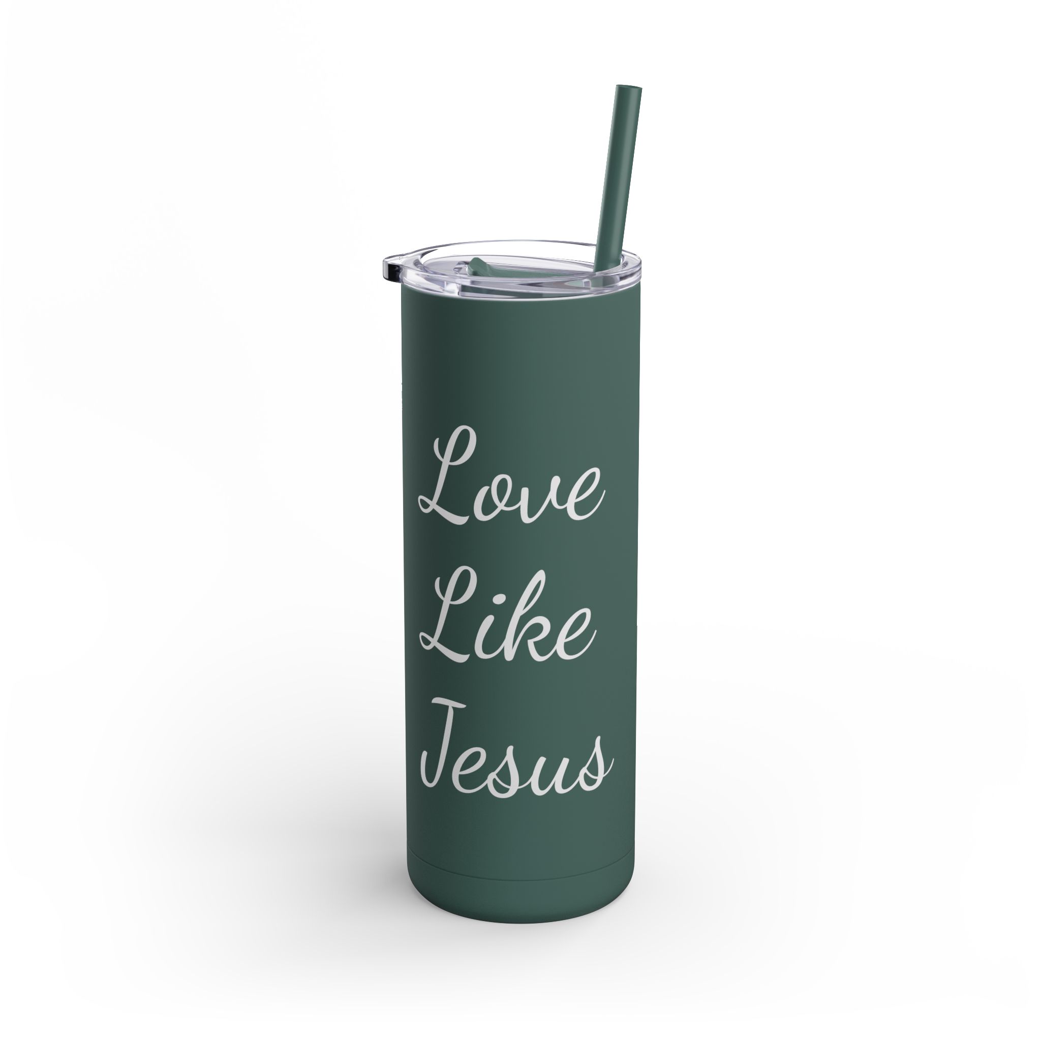 Love Like Jesus Skinny Matte Tumbler, 20oz - Image 17