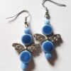 Blue Butterfly Dangle Earrings