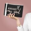 Awake My Soul Psalm 57:8 Christian Makeup Clutch