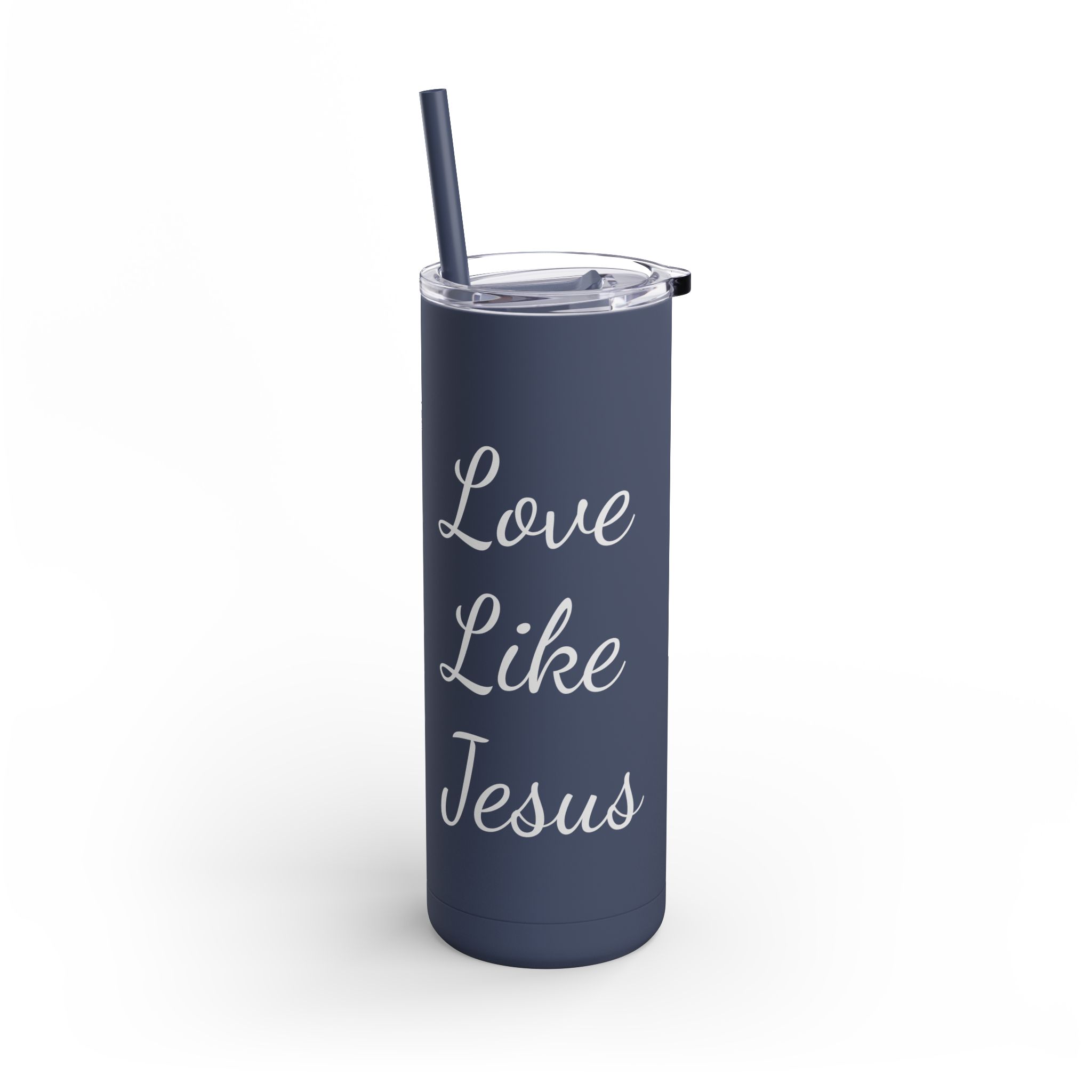 Love Like Jesus Skinny Matte Tumbler, 20oz - Image 24