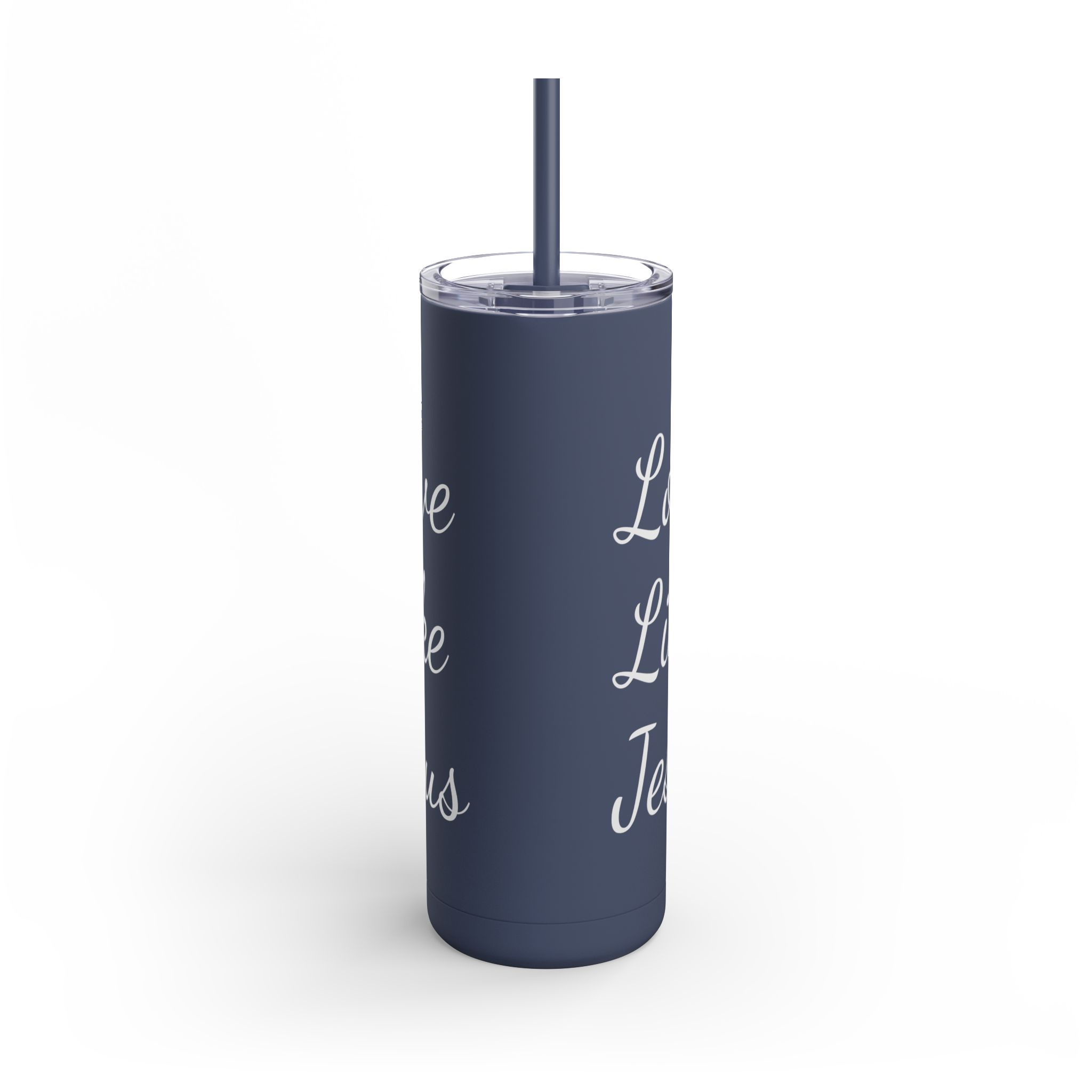 Love Like Jesus Skinny Matte Tumbler, 20oz - Image 23