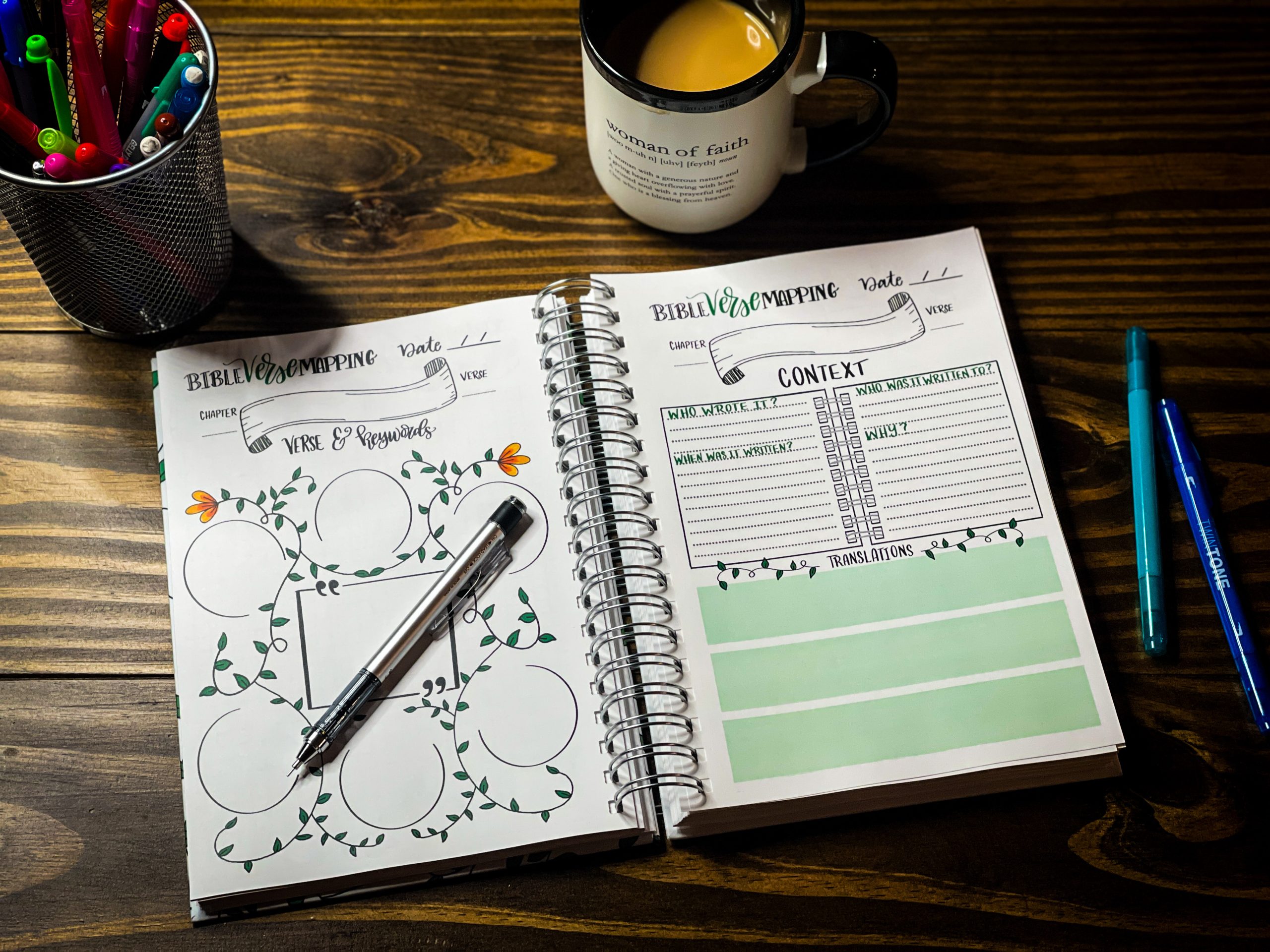 Bible Verse Mapping Journal for Women