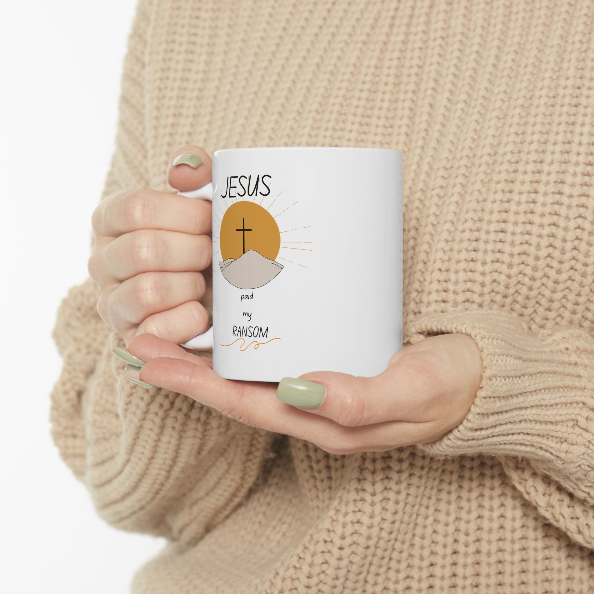 Jesus Paid My Ransom Ceramic Mug - Image 9