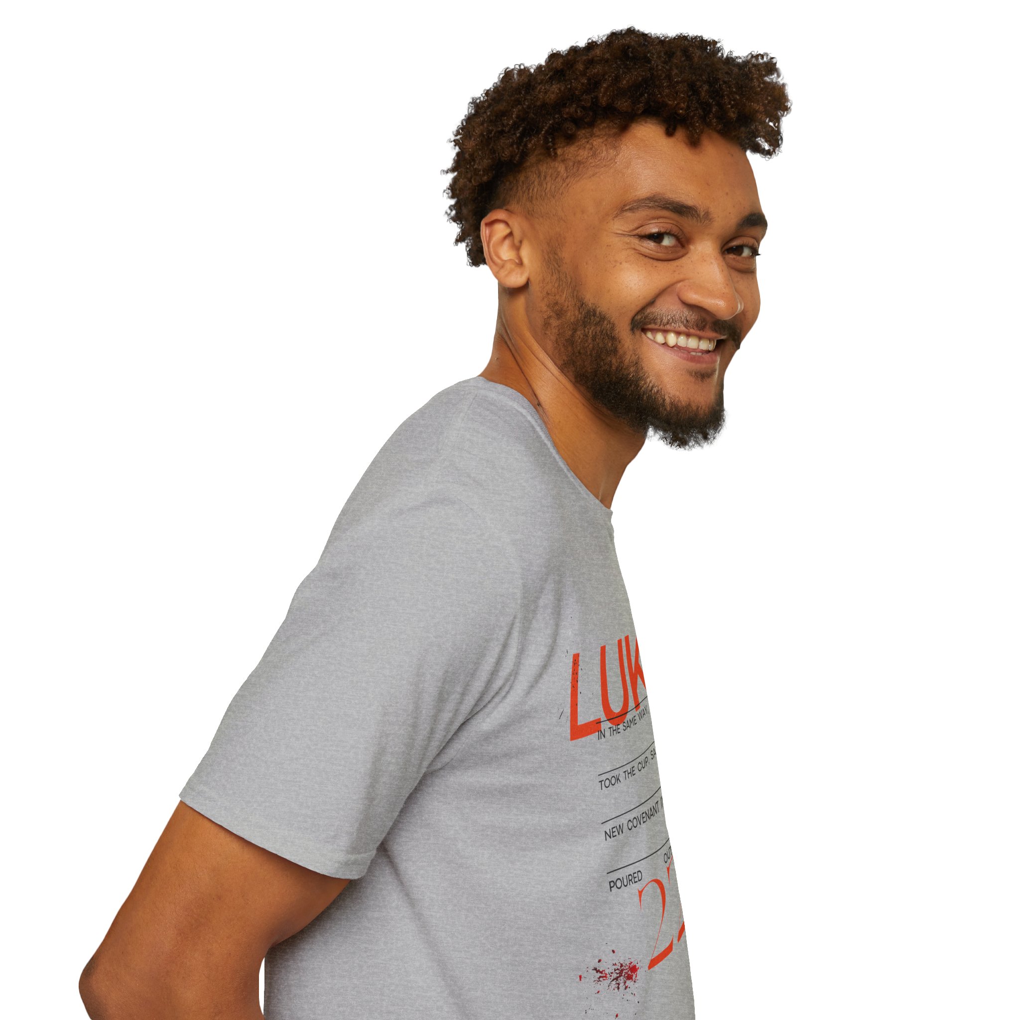 Luke 22:20 Unisex Soft Style Easter Christian T-Shirt - Image 28
