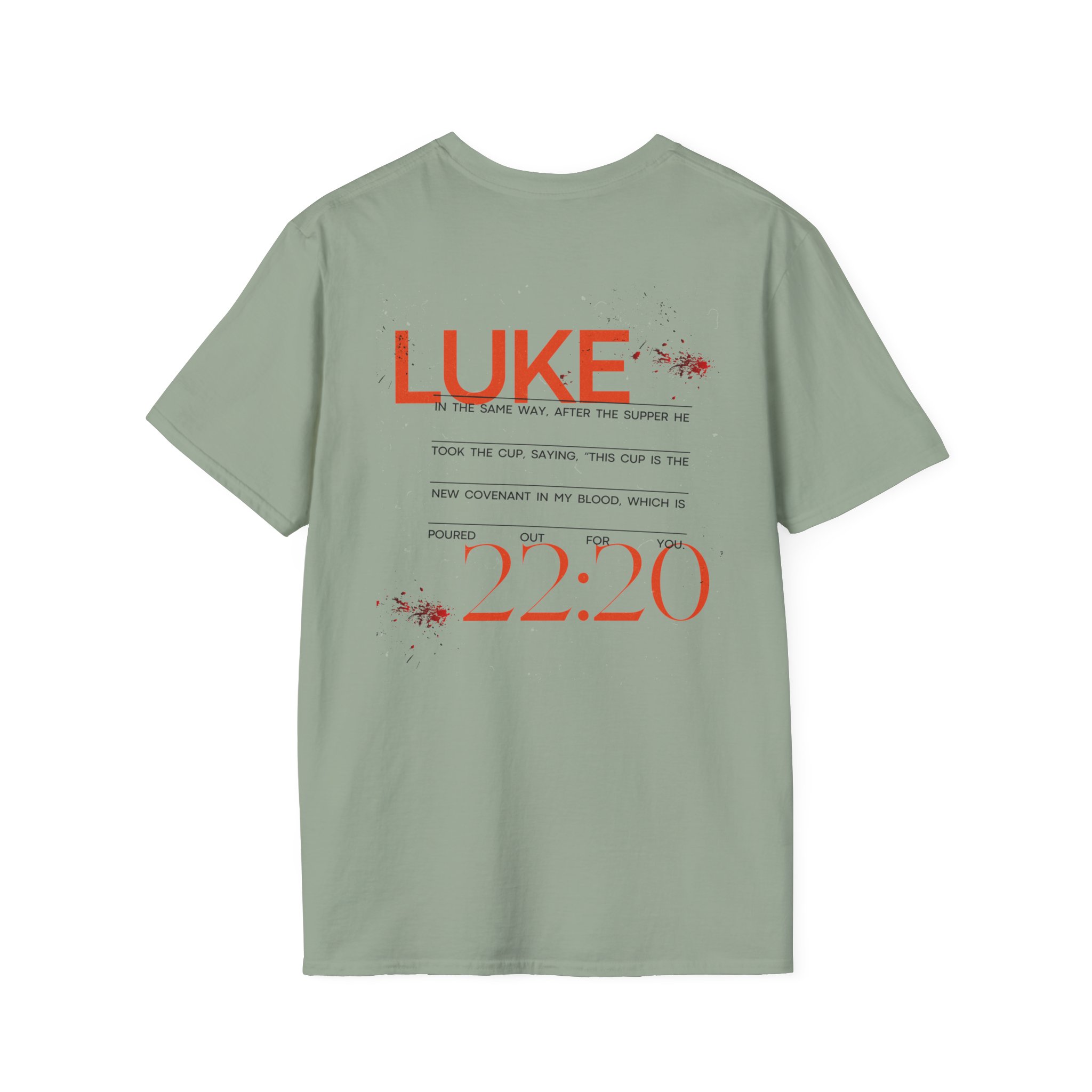 Luke 22:20 Unisex Soft Style Easter Christian T-Shirt - Image 37
