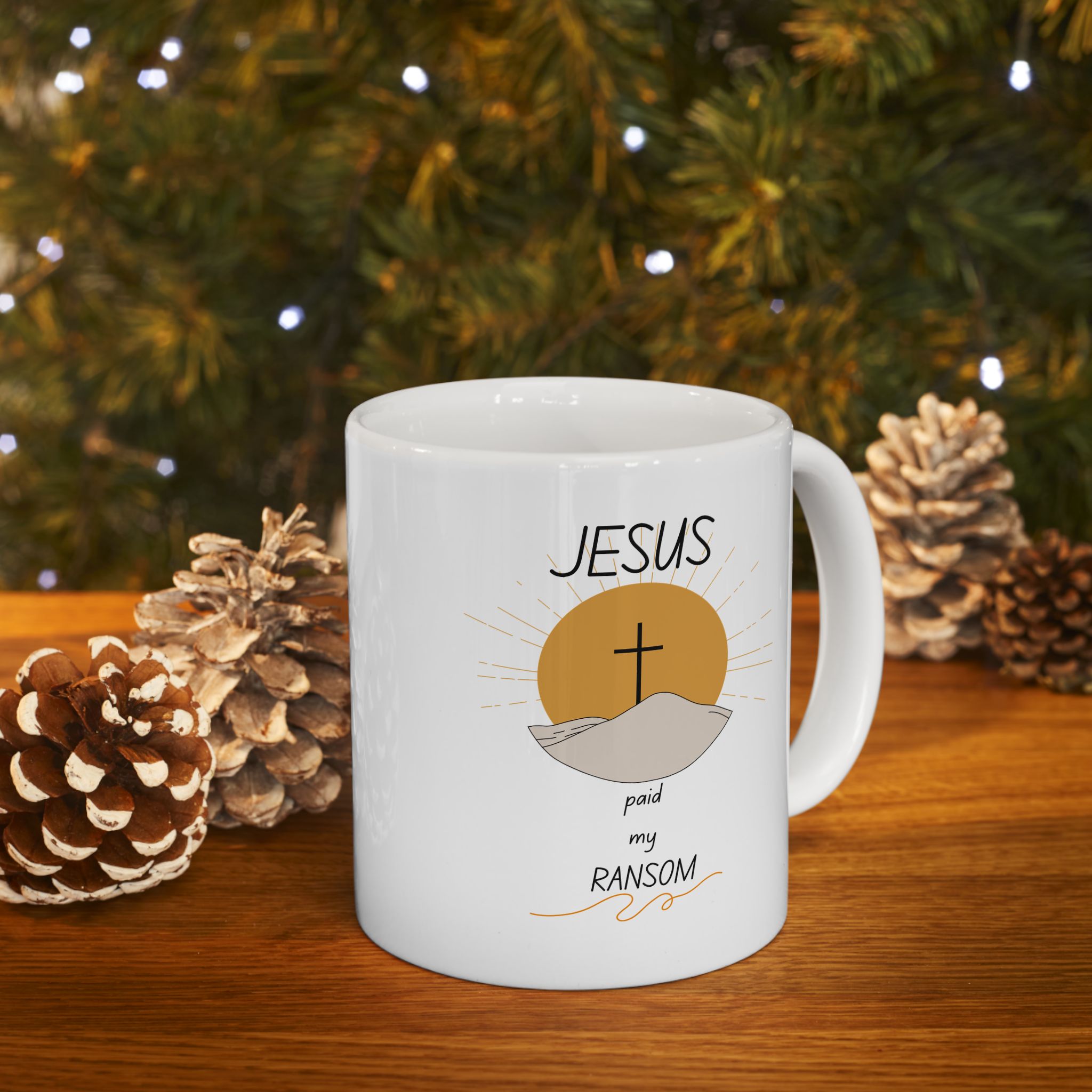 Jesus Paid My Ransom Ceramic Mug - Image 8