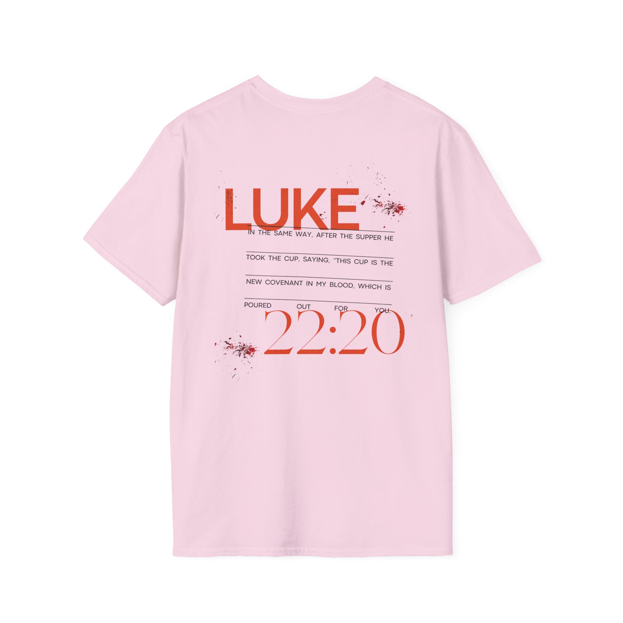 Luke 22:20 Unisex Soft Style Easter Christian T-Shirt - Image 58