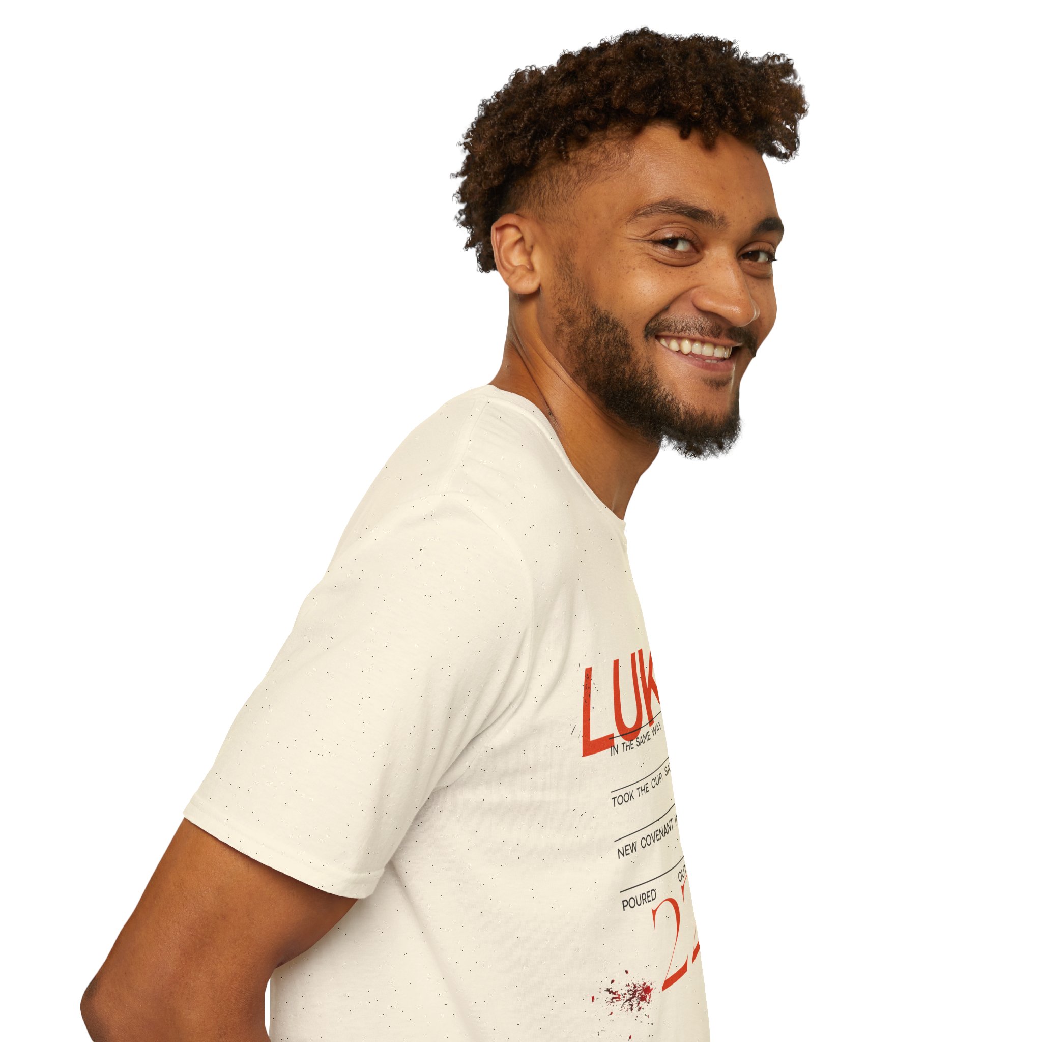 Luke 22:20 Unisex Soft Style Easter Christian T-Shirt - Image 35