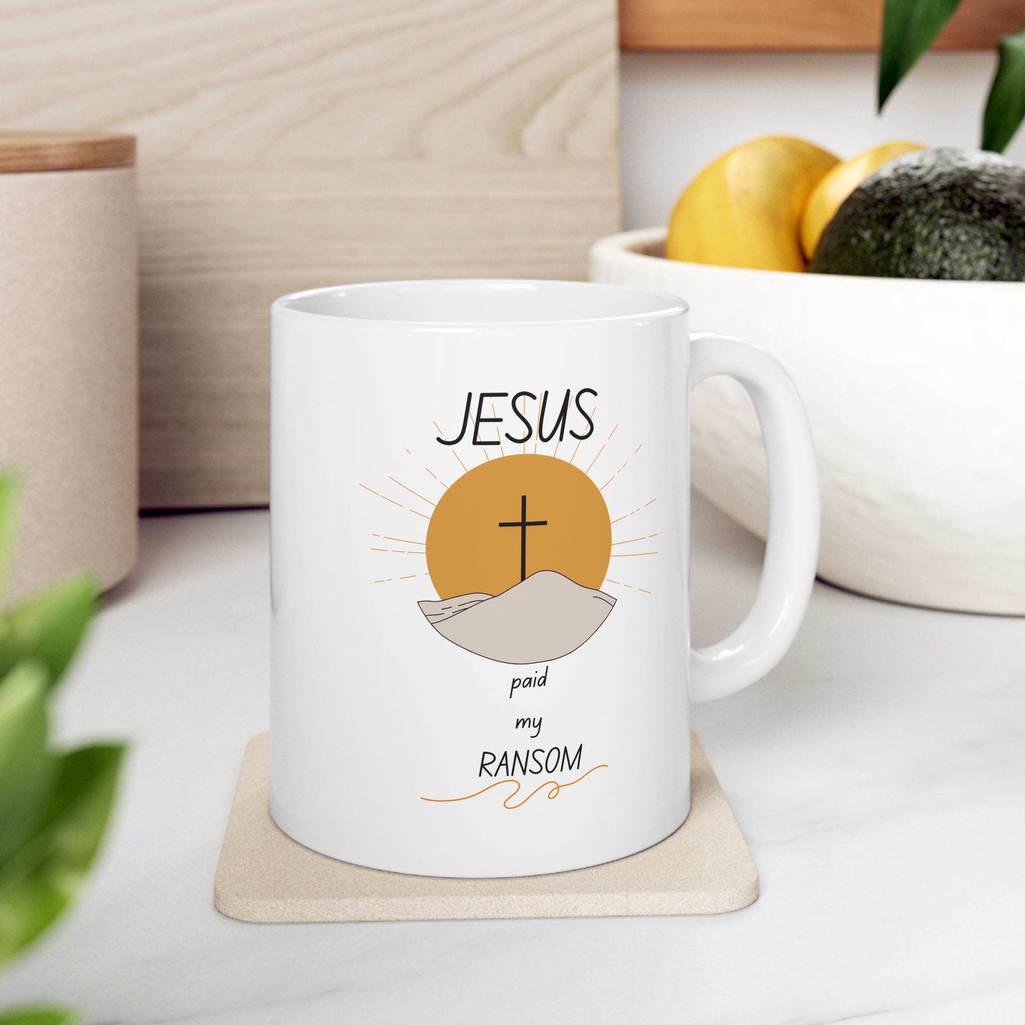 Jesus Paid My Ransom Ceramic Mug - Image 7