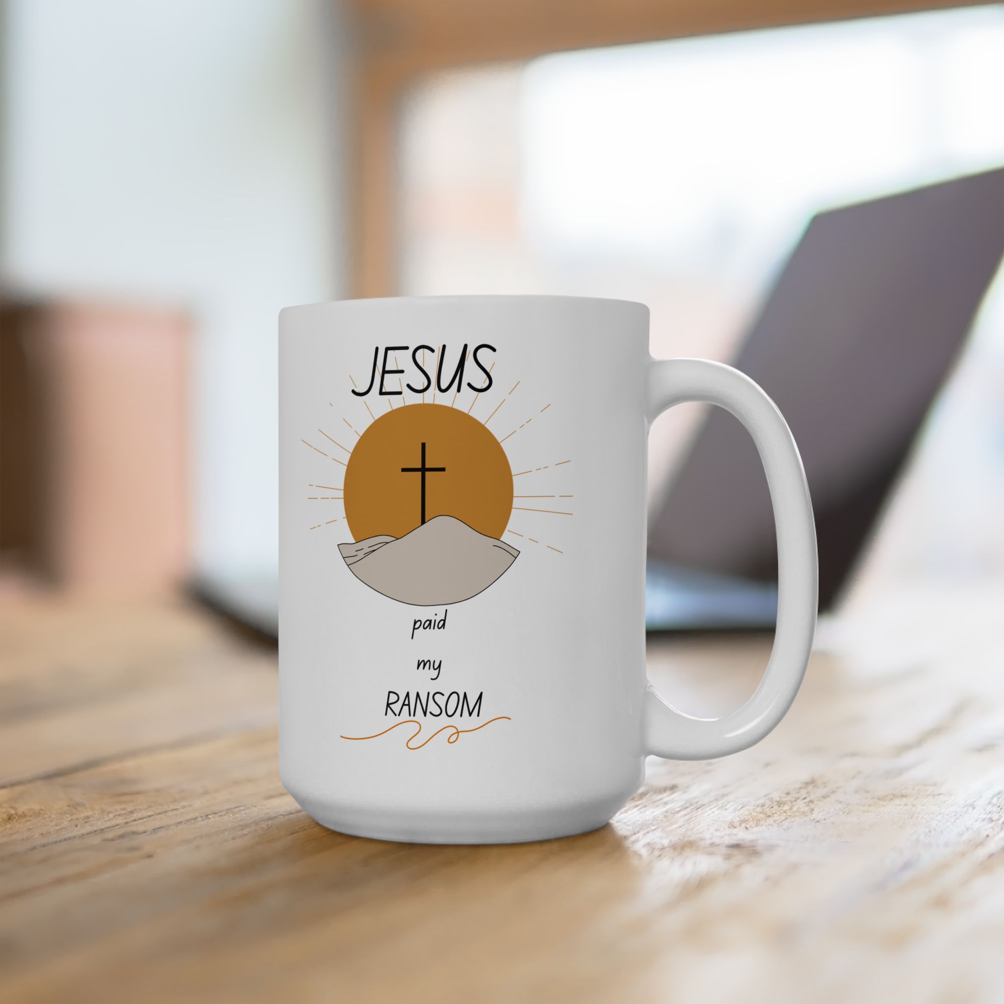 Jesus Paid My Ransom Ceramic Mug - Image 15