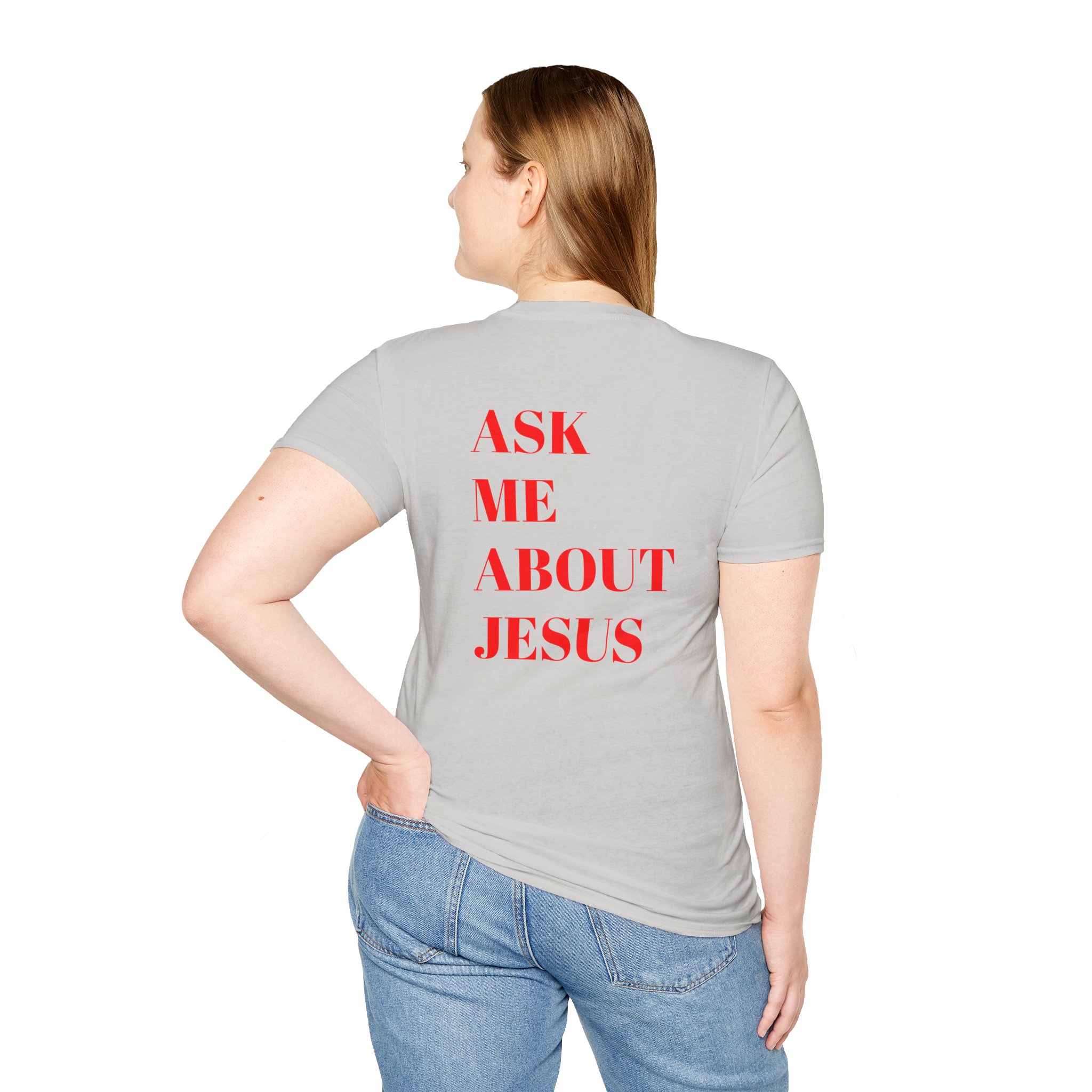 Ask Me About Jesus Unisex Softstyle T-Shirt - Image 29