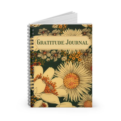 Gratitude Journal - Spiral Notebook - Ruled Line